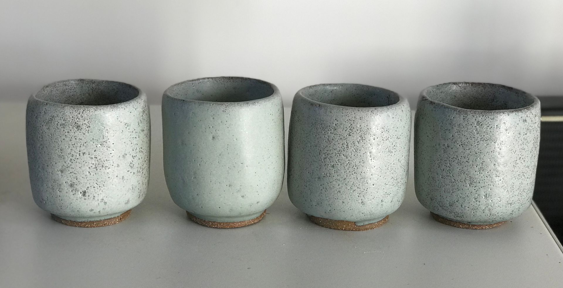 Carved Cup Set 4
