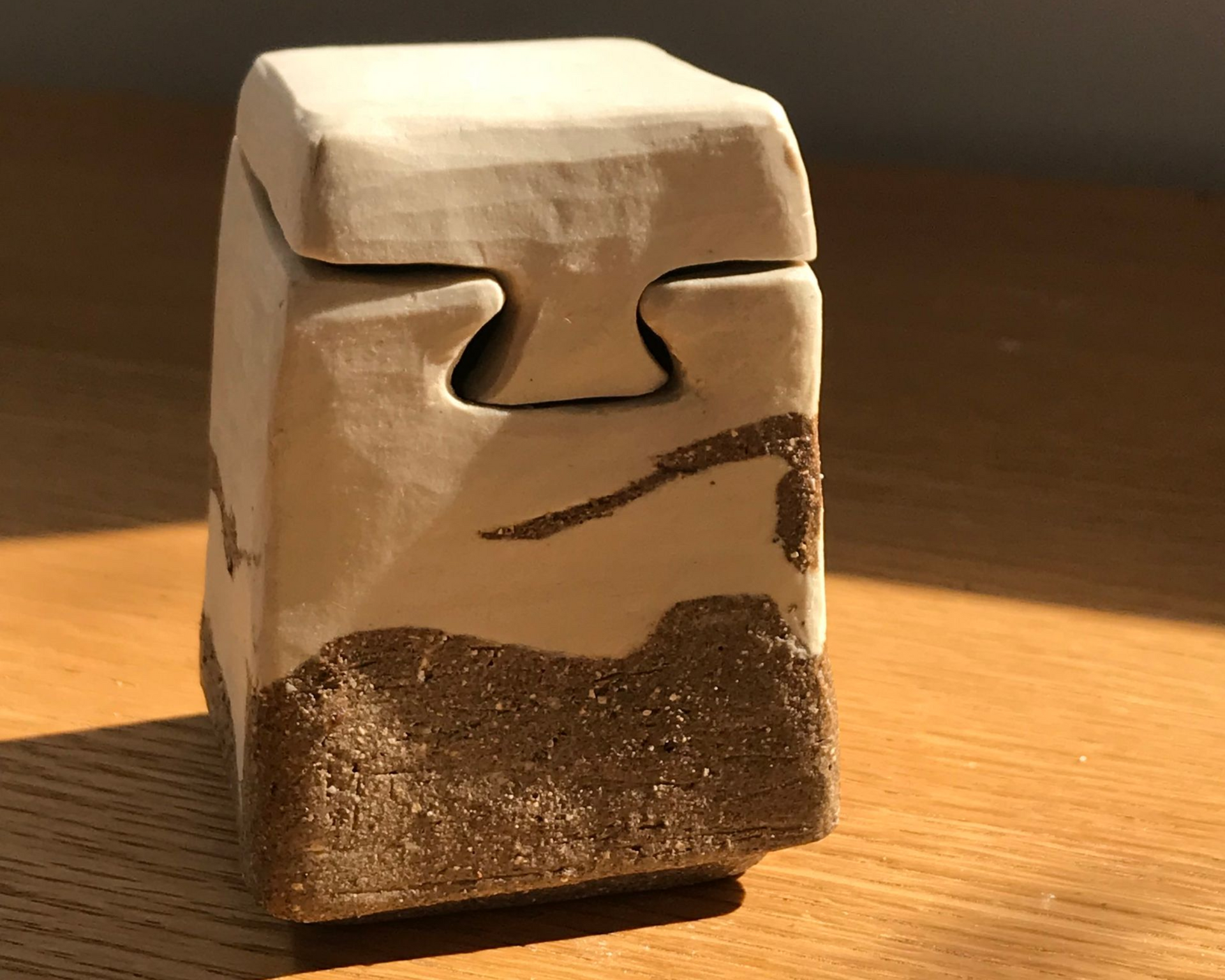 Carved lidded Vessel 21