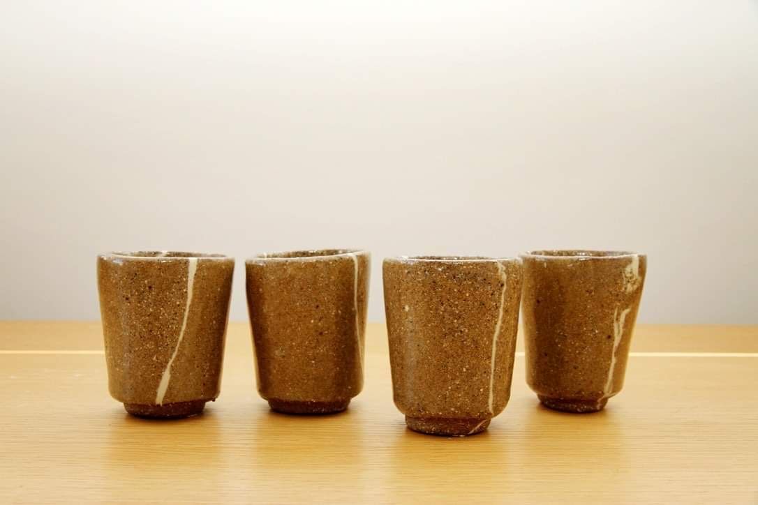 Carved Cup Set 2