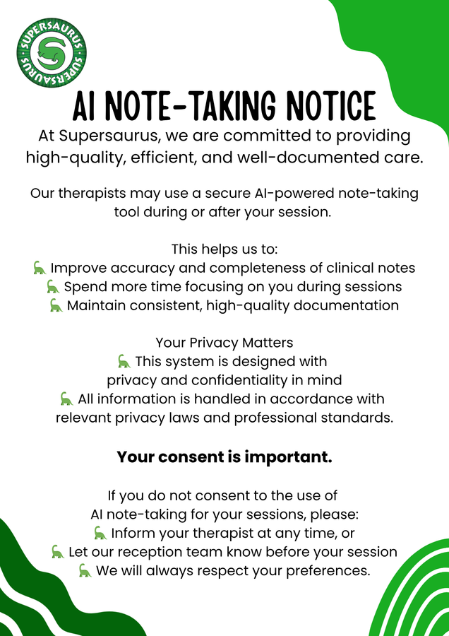 AI Note-taking Notice