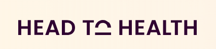The word head is on a white background.