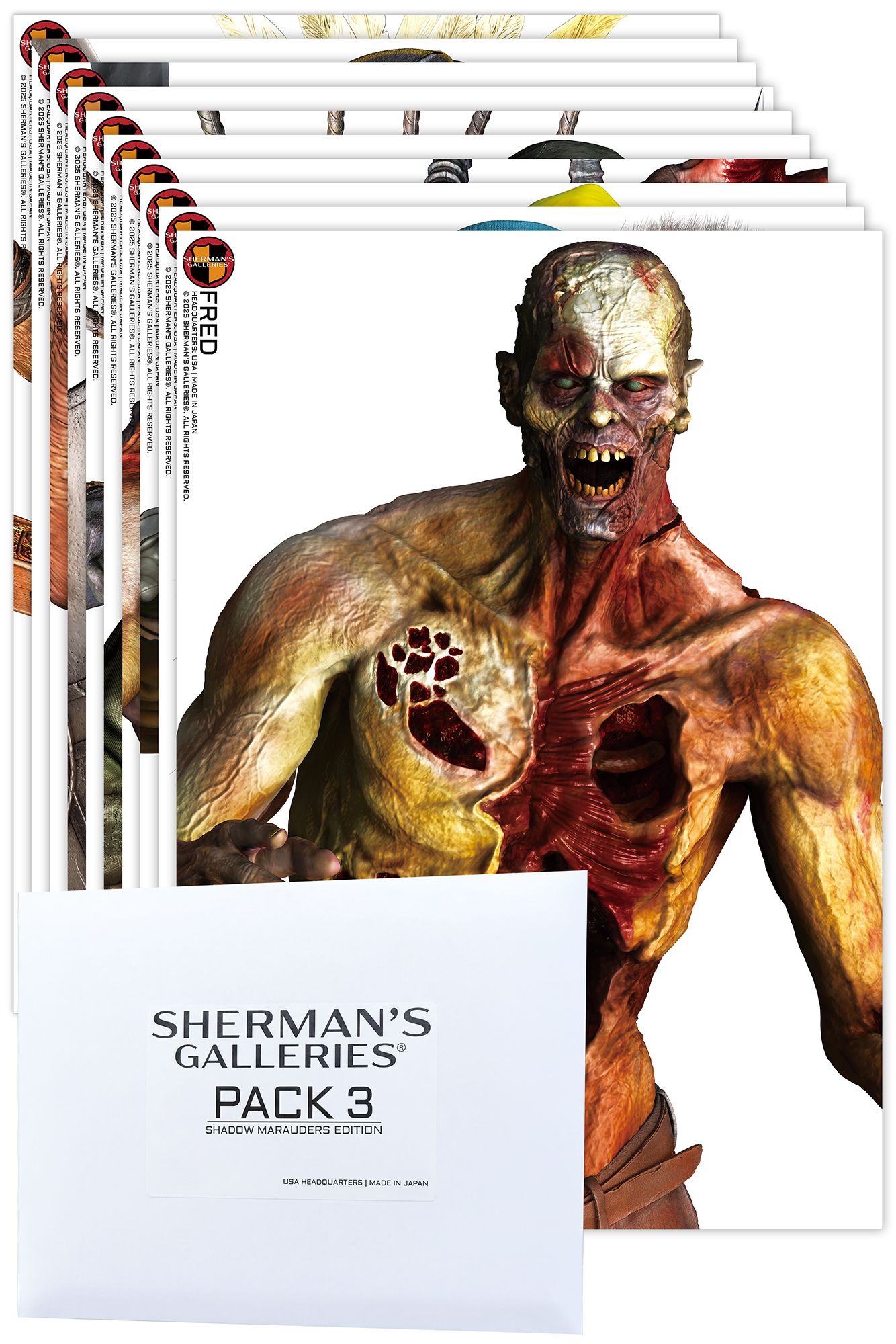 SHERMAN'S GALLERIES® PACK 3: SHADOW MARAUDERS EDITION (L SERIES)