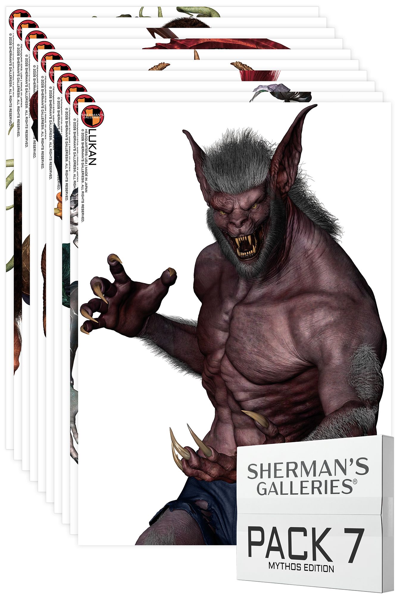 SHERMAN'S GALLERIES® PACK 7: MYTHOS EDITION (XL SERIES)