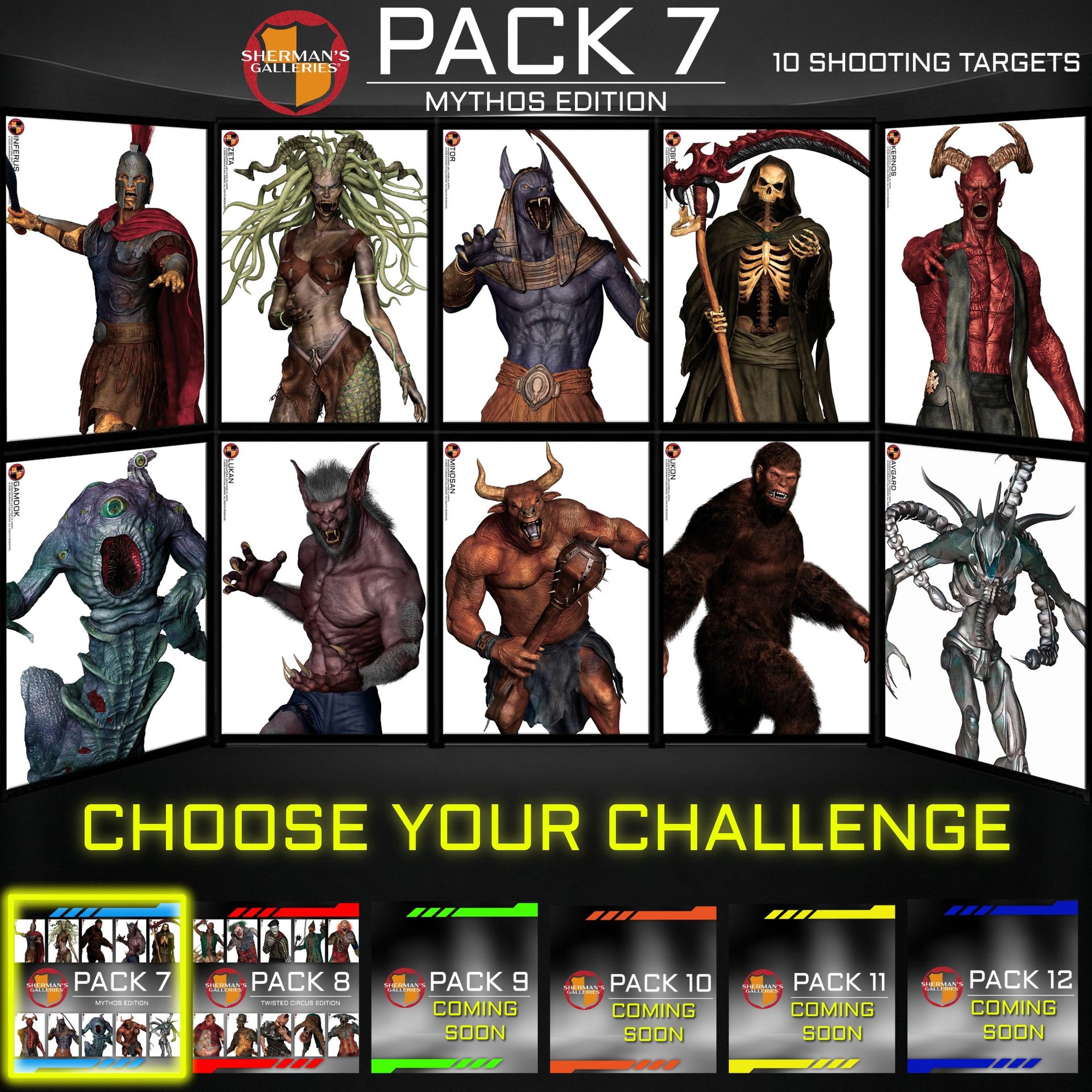 SHERMAN'S GALLERIES® PACK 7: MYTHOS EDITION (XL SERIES)