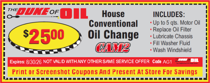 munster oil change coupons near me