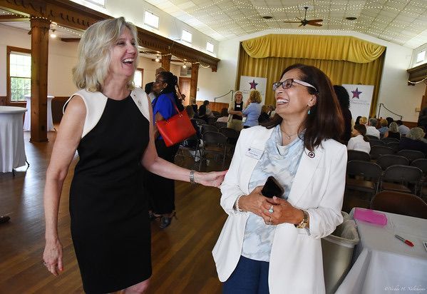 New WDC president with Immediate past president Tazeen Ahmad