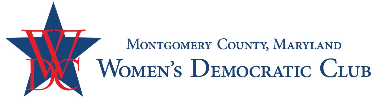 The logo for montgomery county maryland women 's democratic club
