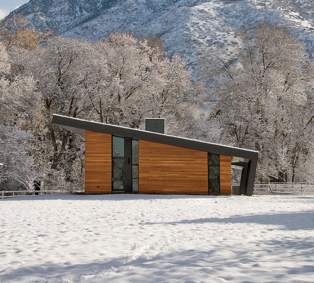 wooden house