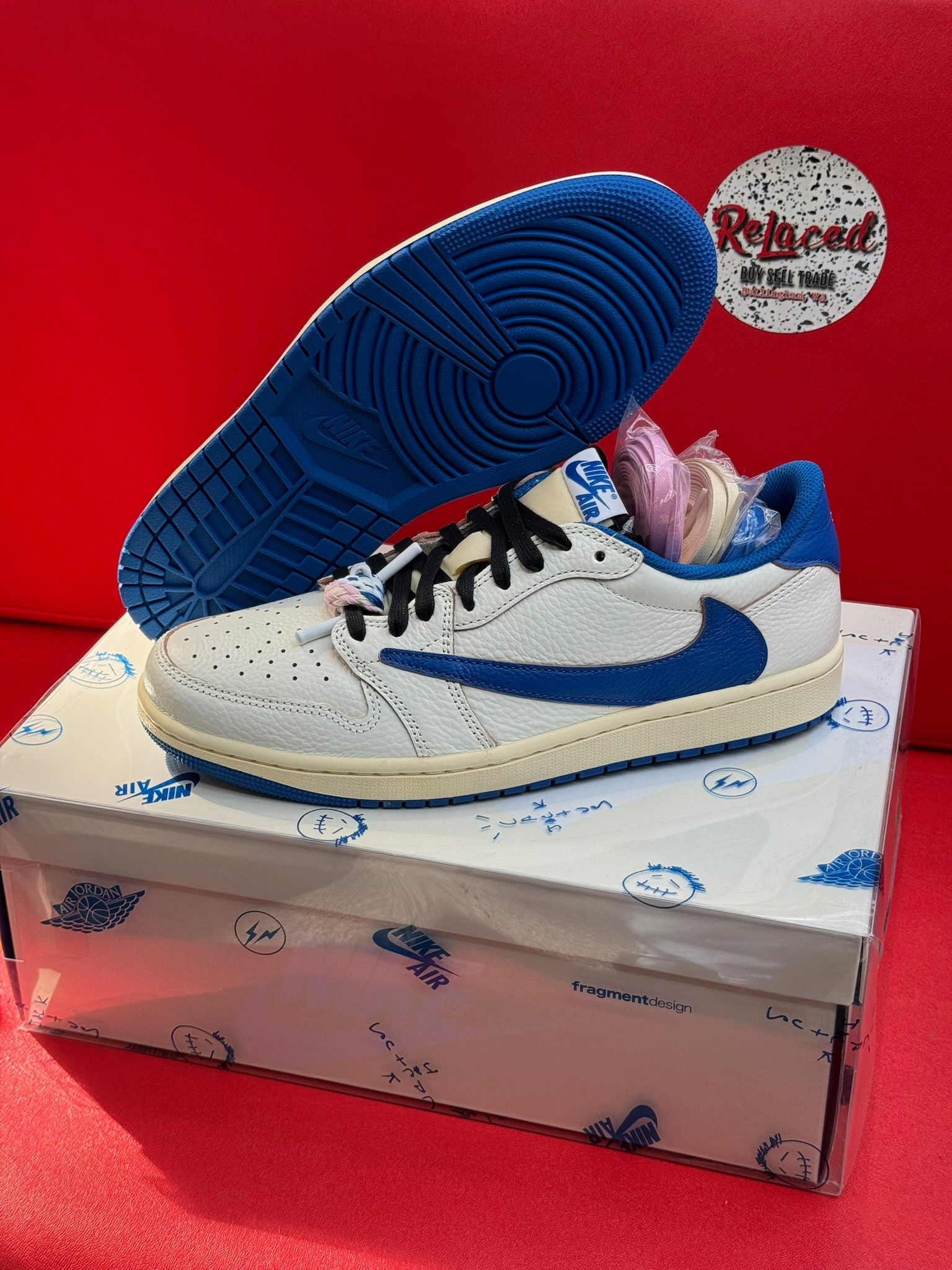 9.5M Jordan 1 Low OG Fragment X Travis display picture 1