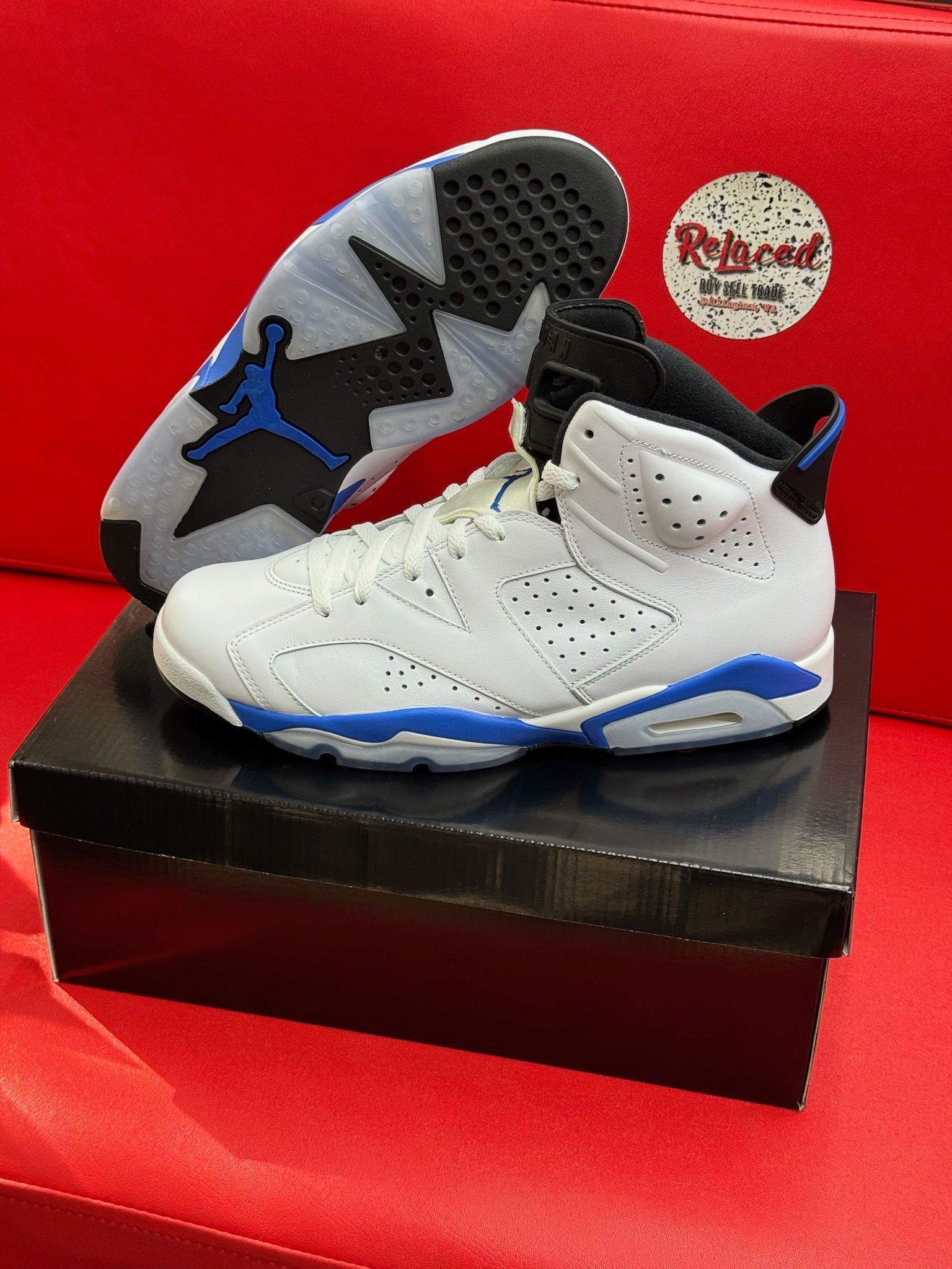 11.5M Jordan 6 Retro Sports Blue (2014)