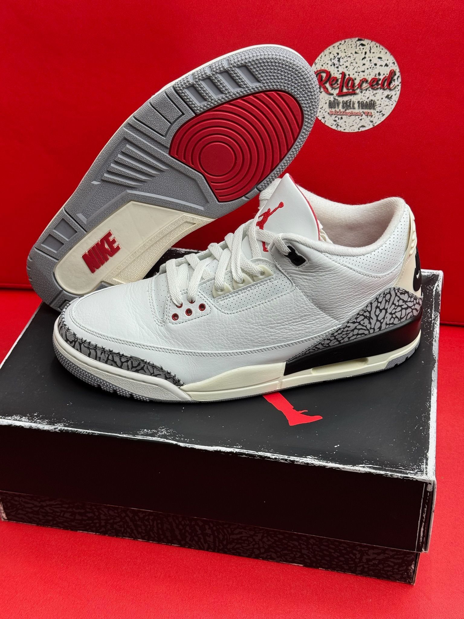 11M Jordan 3 Retro White Cement Reimagined