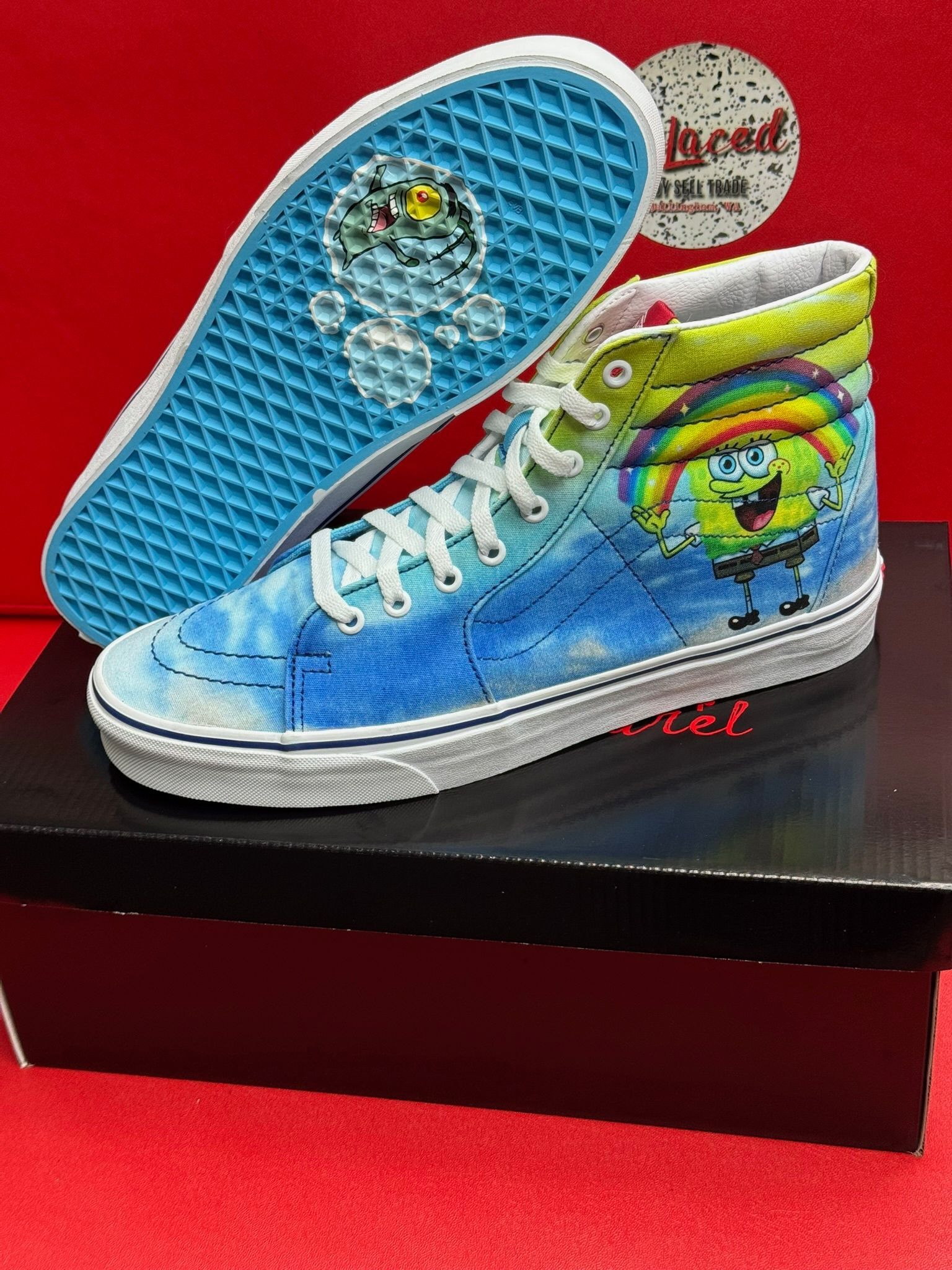 12M Vans Sk8-Hi 38 DX SpongeBob Imagination