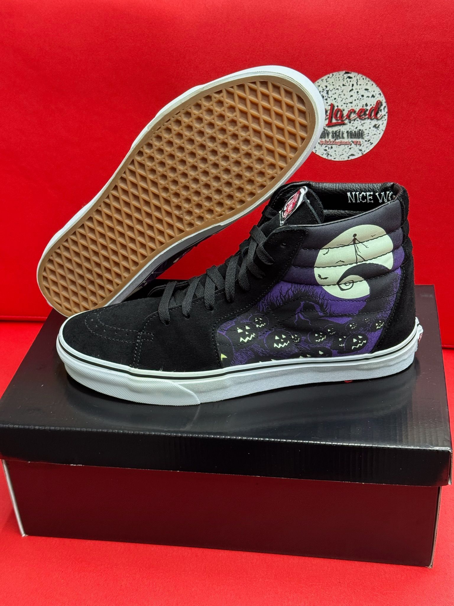 12M Vans Sk8-Hi The Nightmare Before Christmas