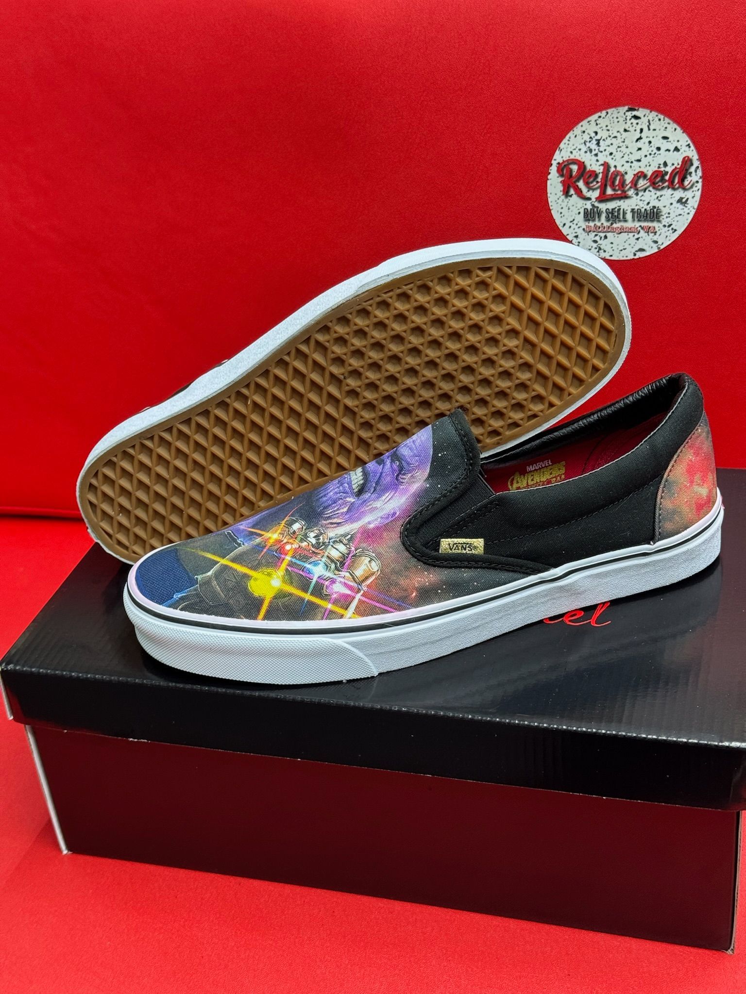 12M Vans Slip-On Marvel Thanos