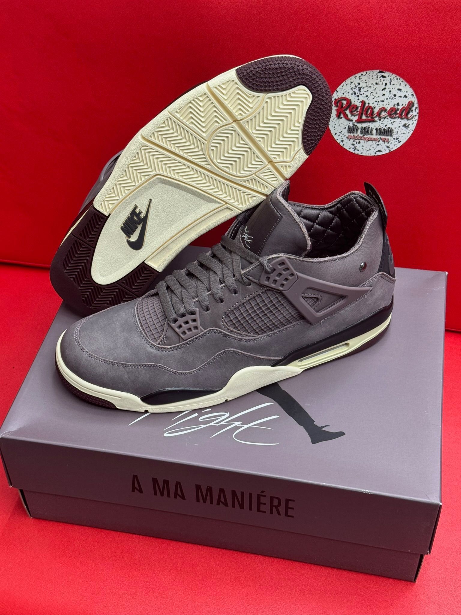 13M Jordan 4 Retro SP Amamaniere Violet Ore