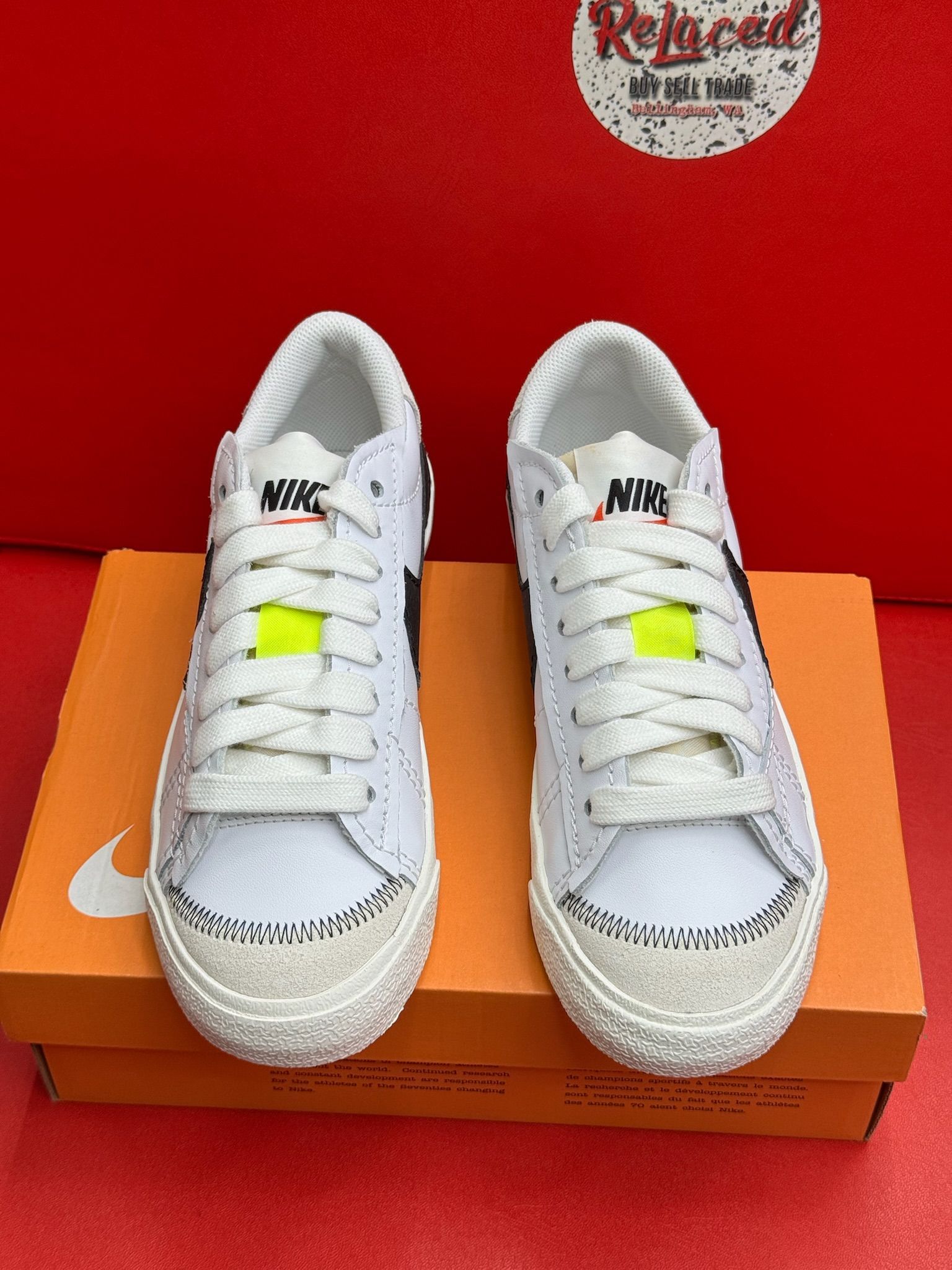 7M Blazer Low 77Jumbo White Black Sail