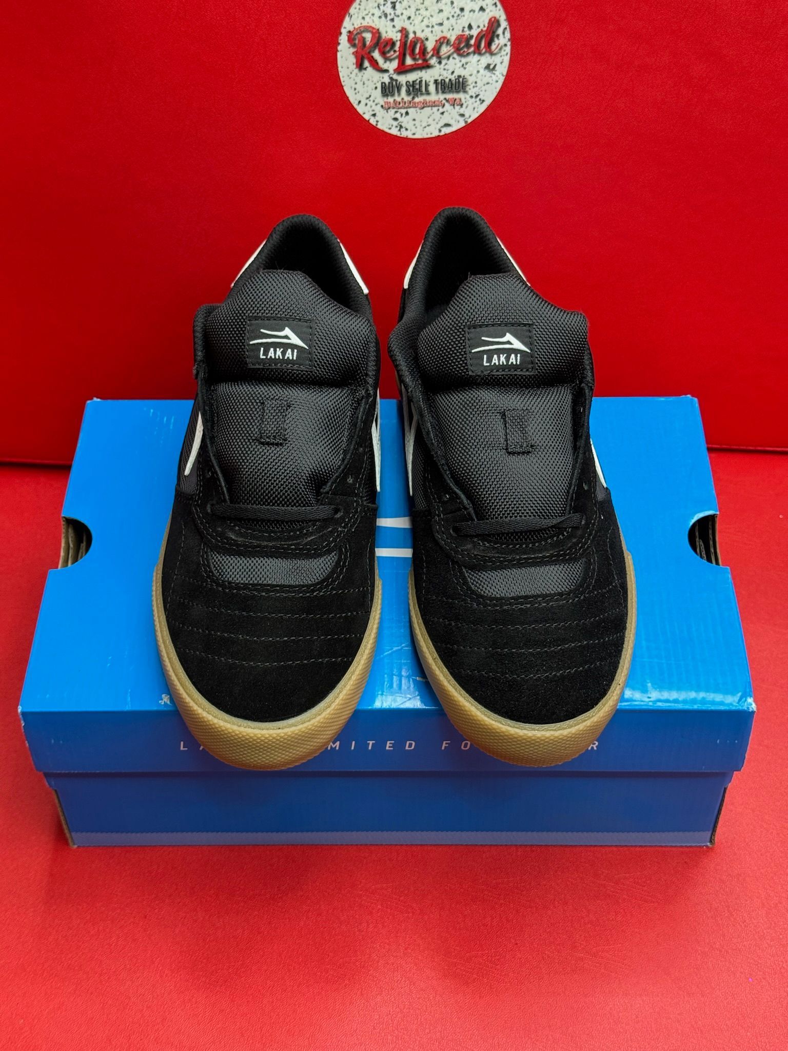 9M Lakai Cambridge Black/Gum Suepe