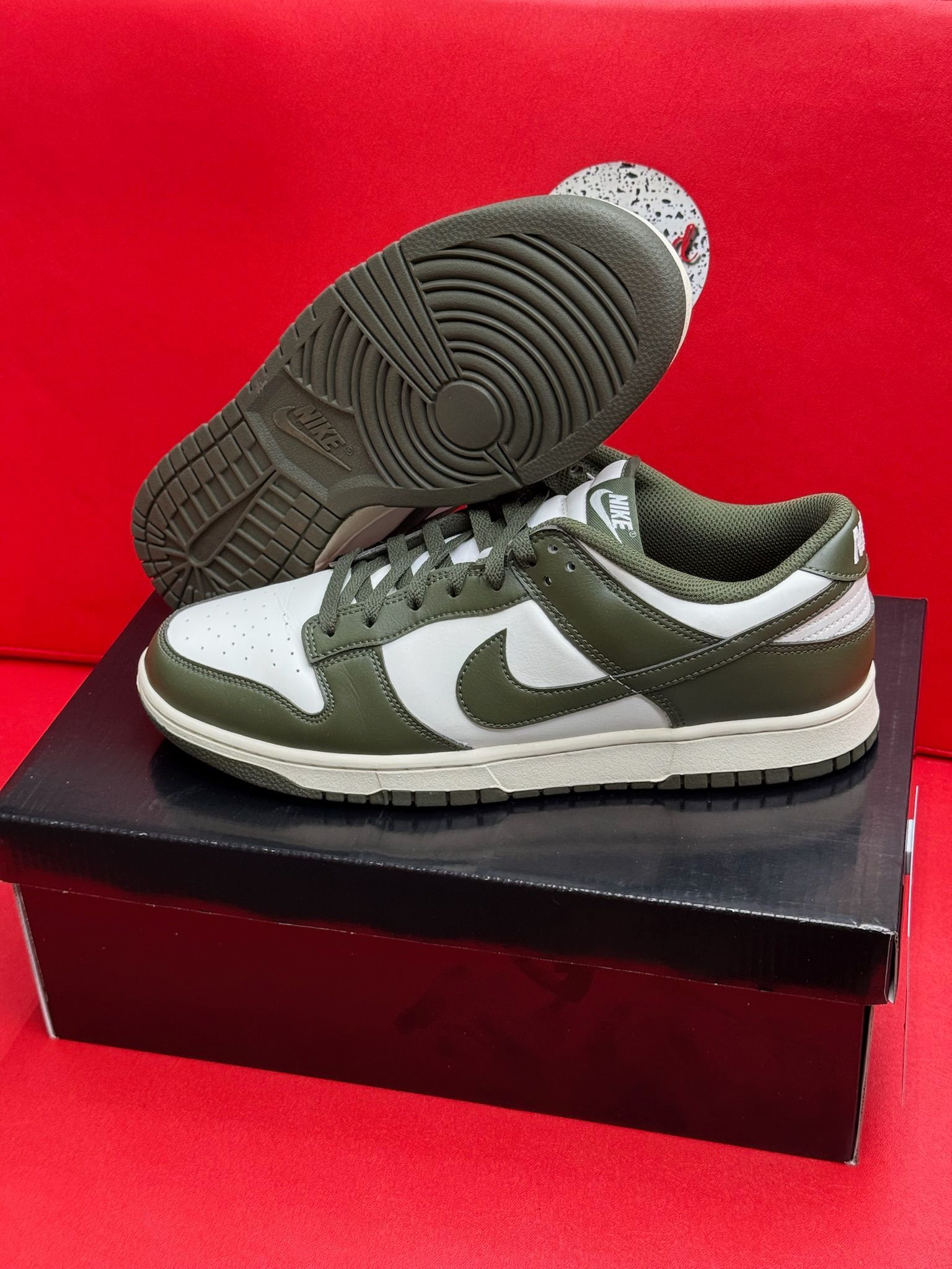 12M Nike Dunk Low Pale Ivory Cargo Khaki