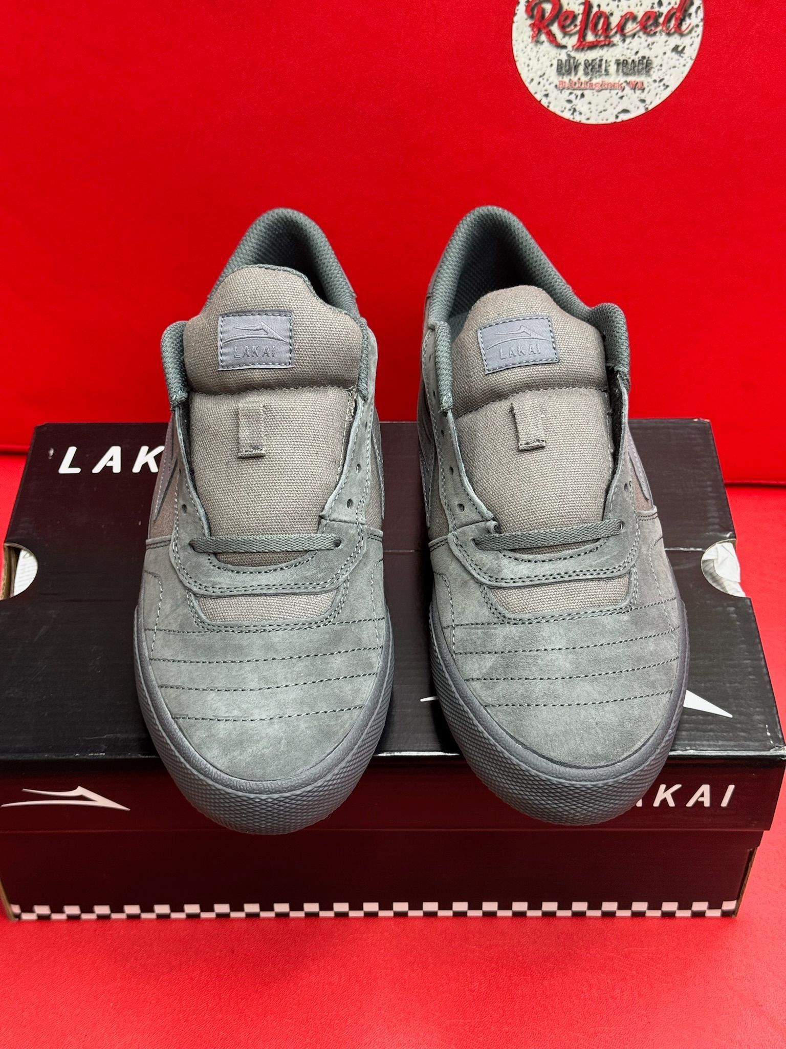 8.5M Lakai Cambridge Charcoal Suede