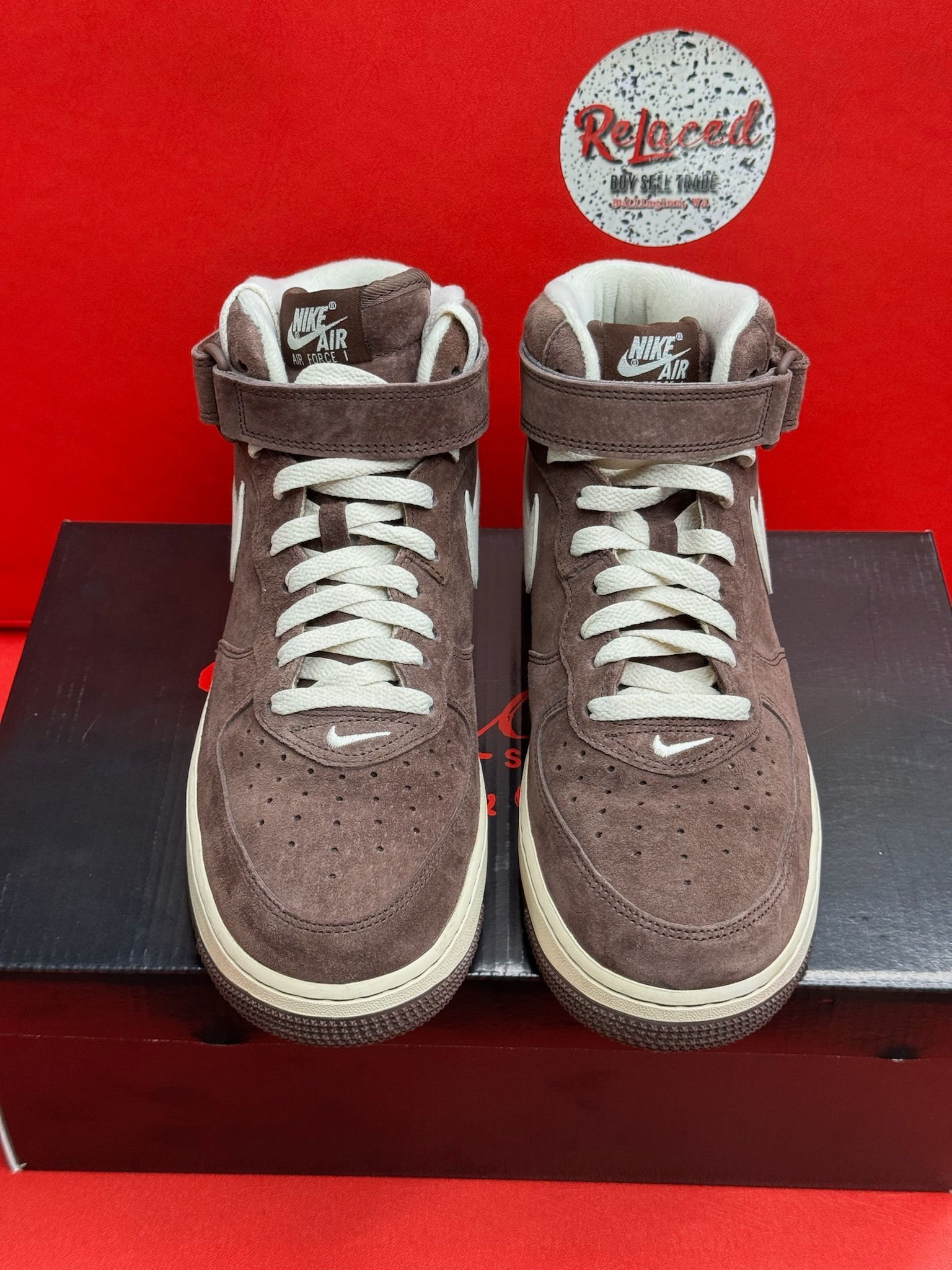 9M Air Force 1 Mid Chocolate