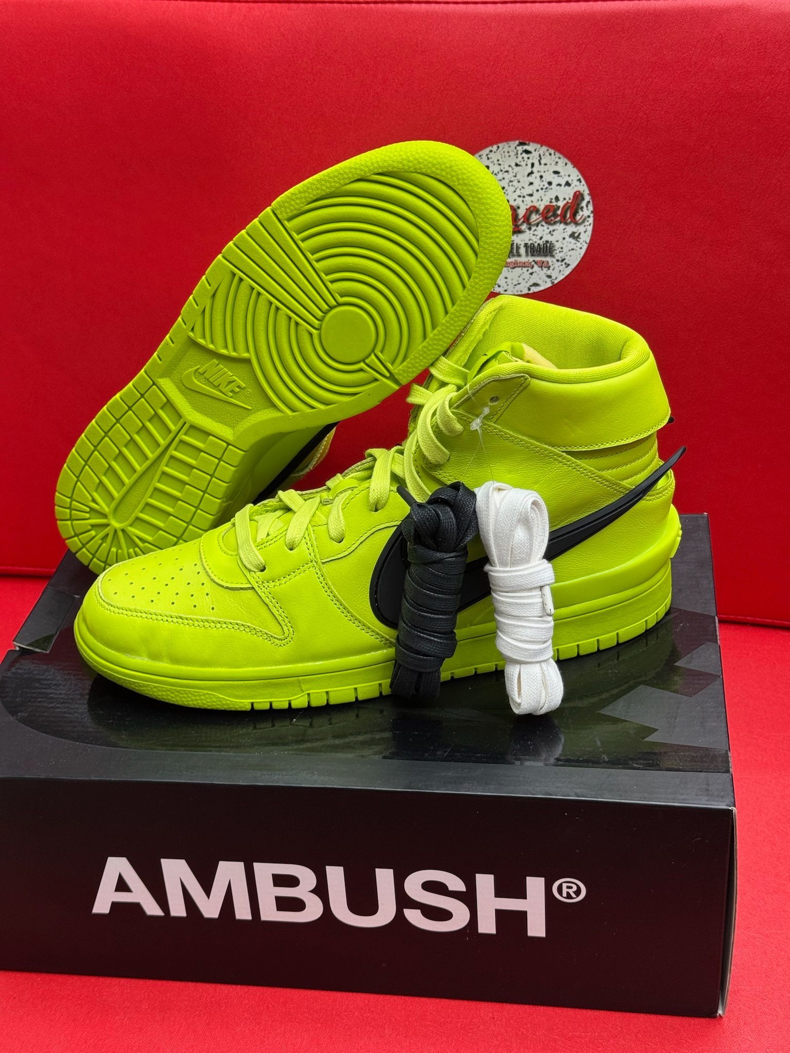 9.5M Ambush X Dunk High Flash Lime