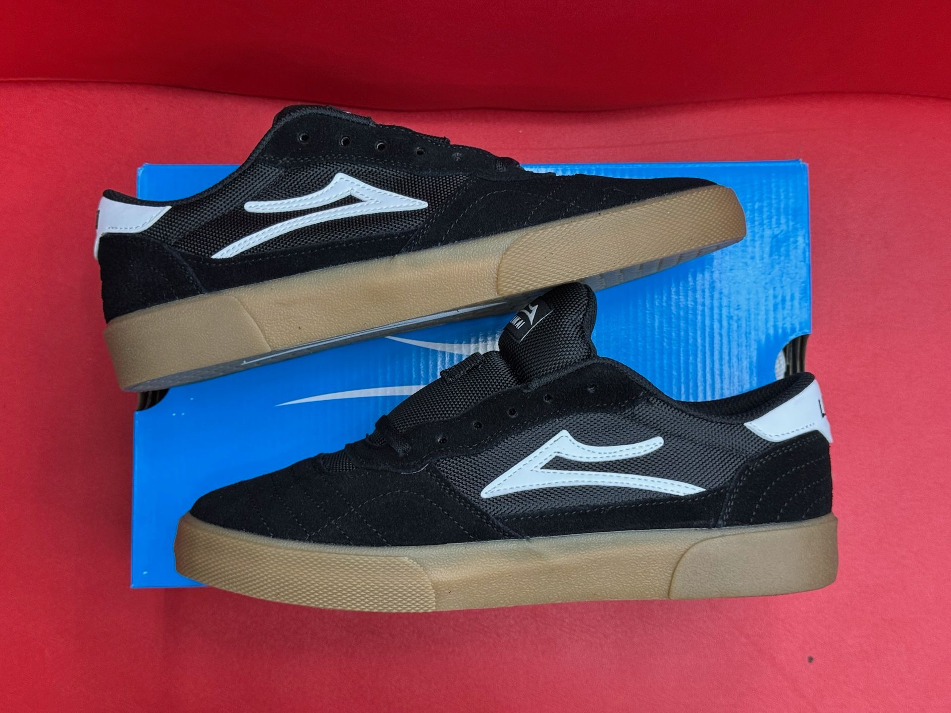 9M Lakai Cambridge Black/Gum Suede