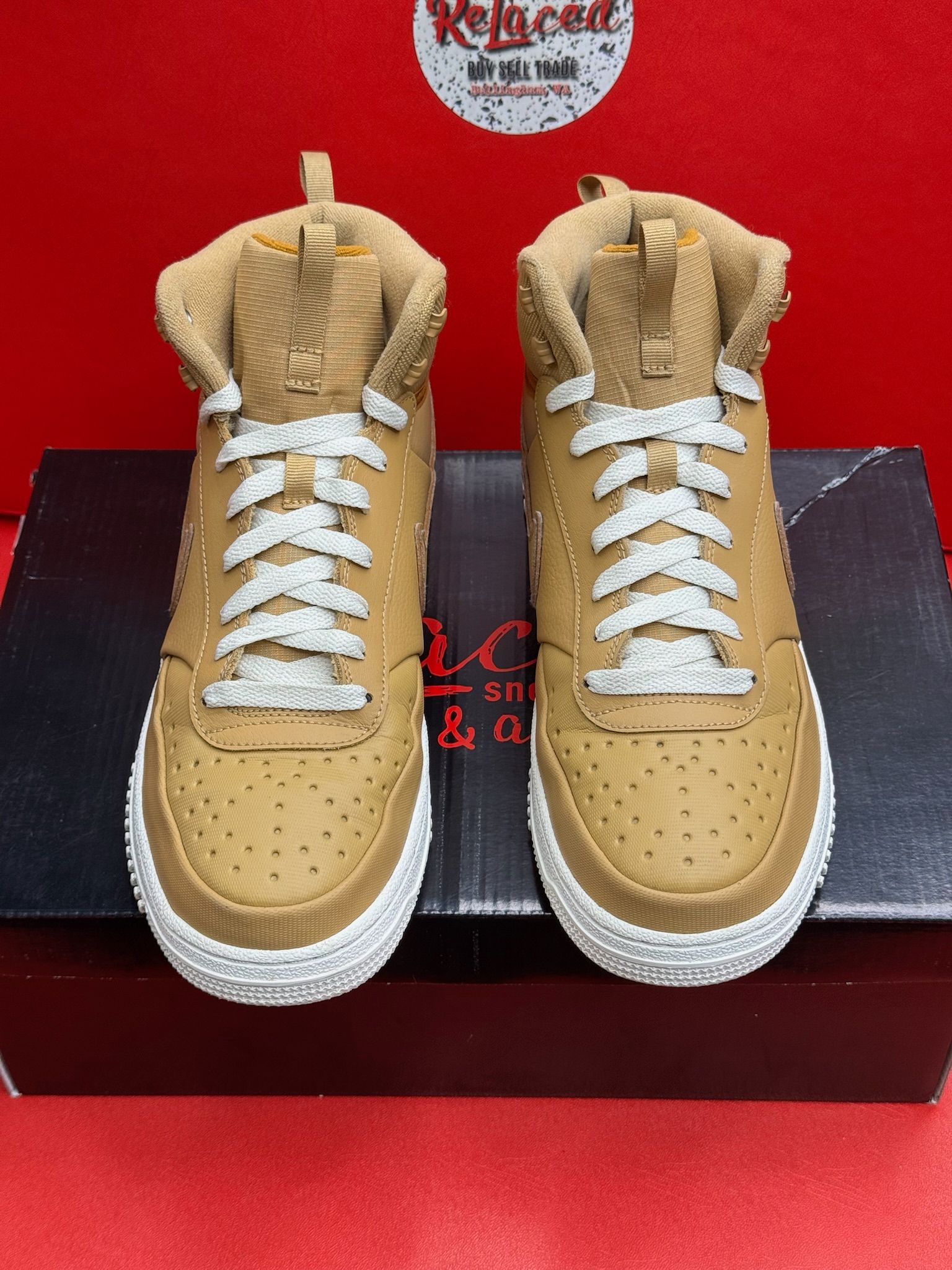 9M Nike Court Vision Winter Elemental Gold