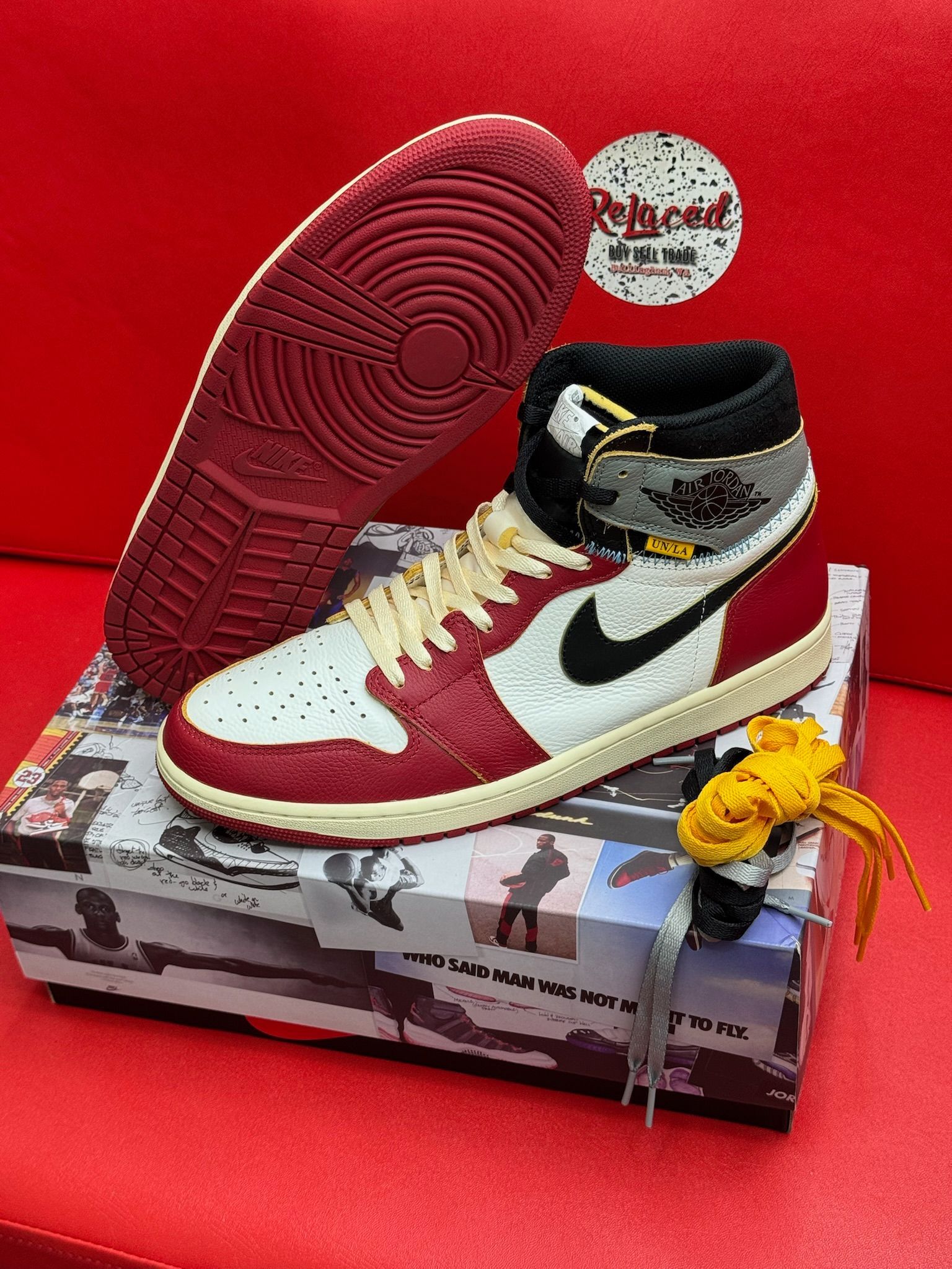12M Jordan 1 Retro High OG SP Union LA Chicago Shadow