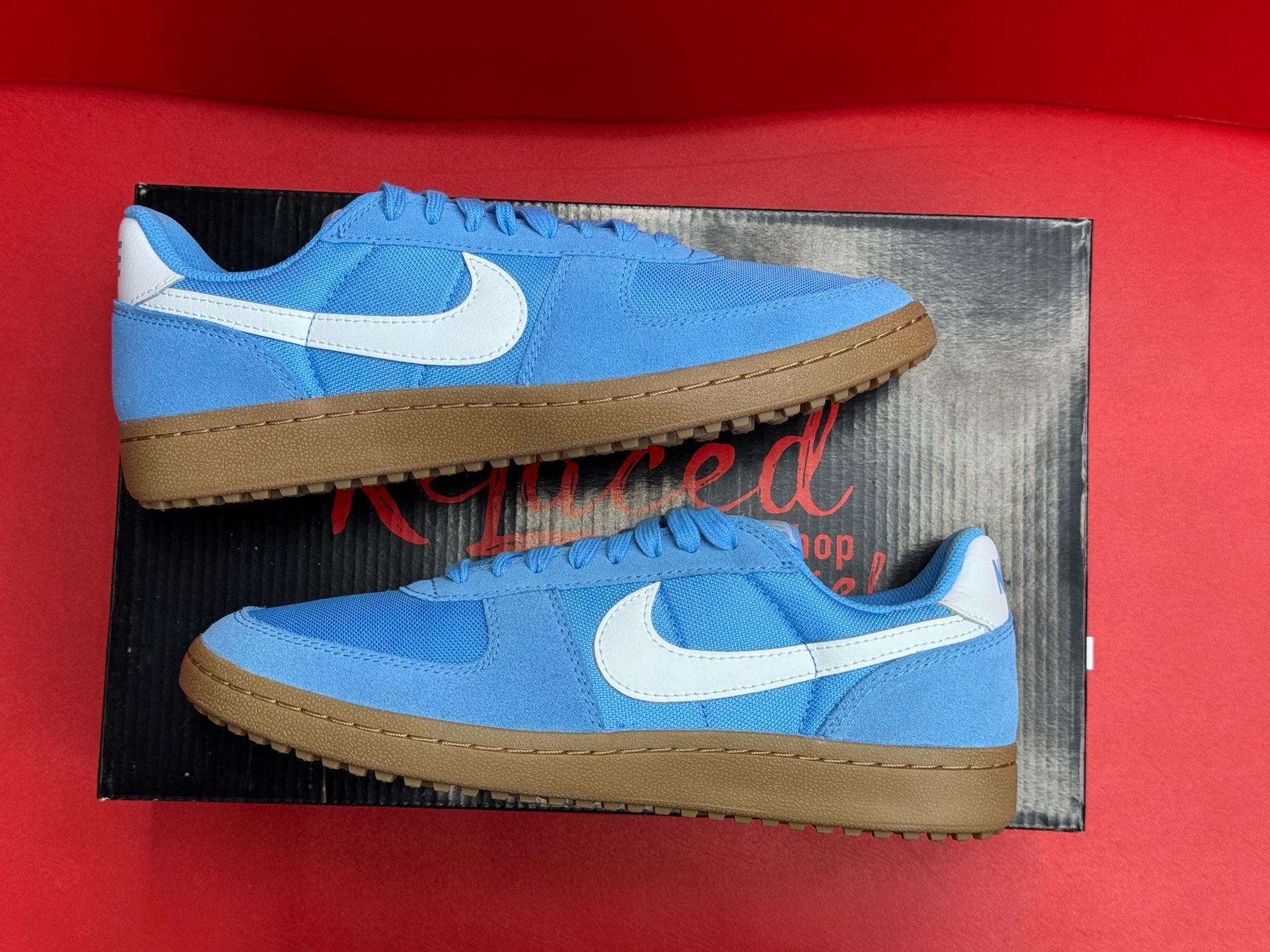 9.5M Nike Field General Blue Gum Medium Brown