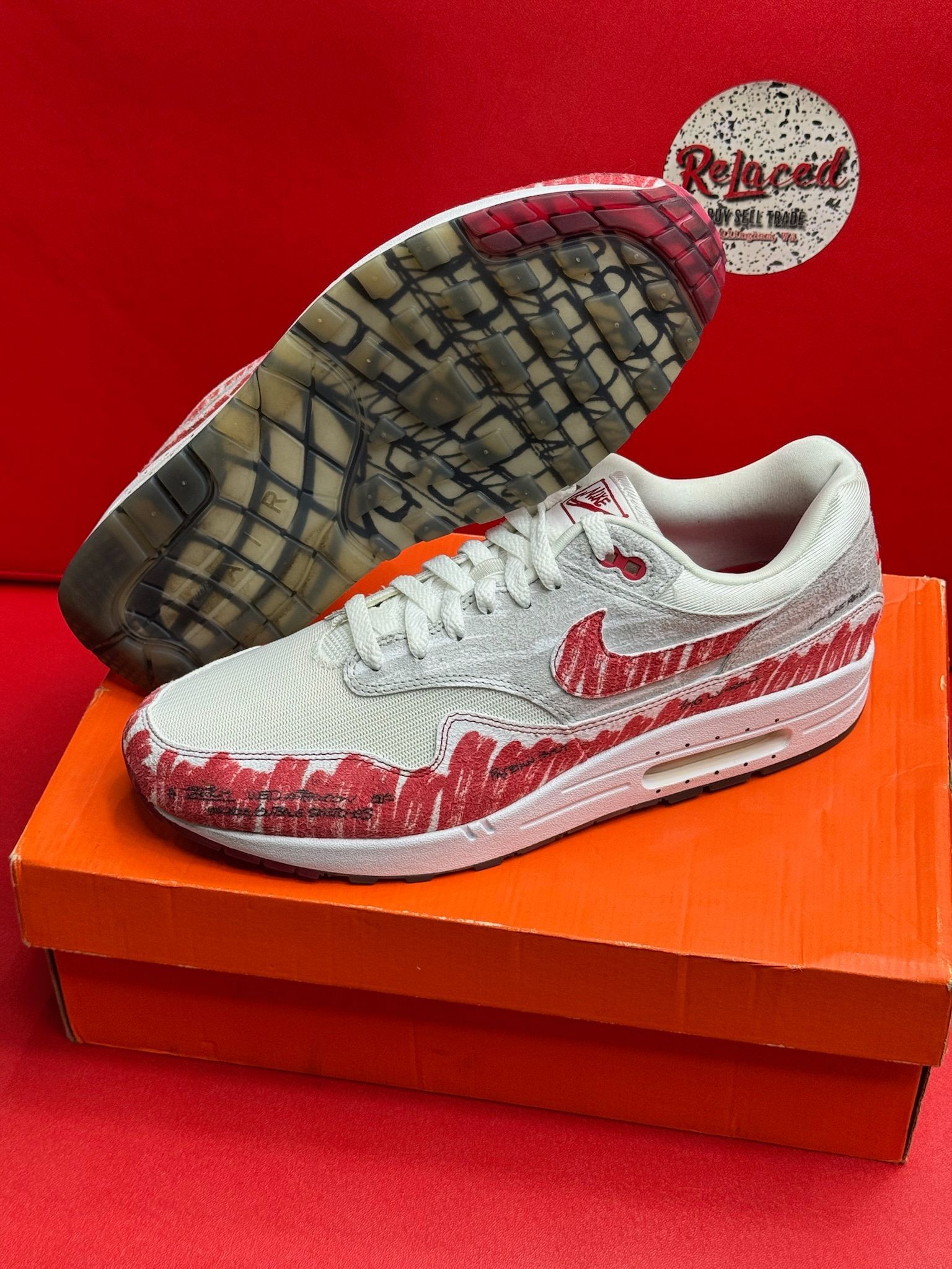 12M Nike Air Max 1 Tinker Sketch To Shelf