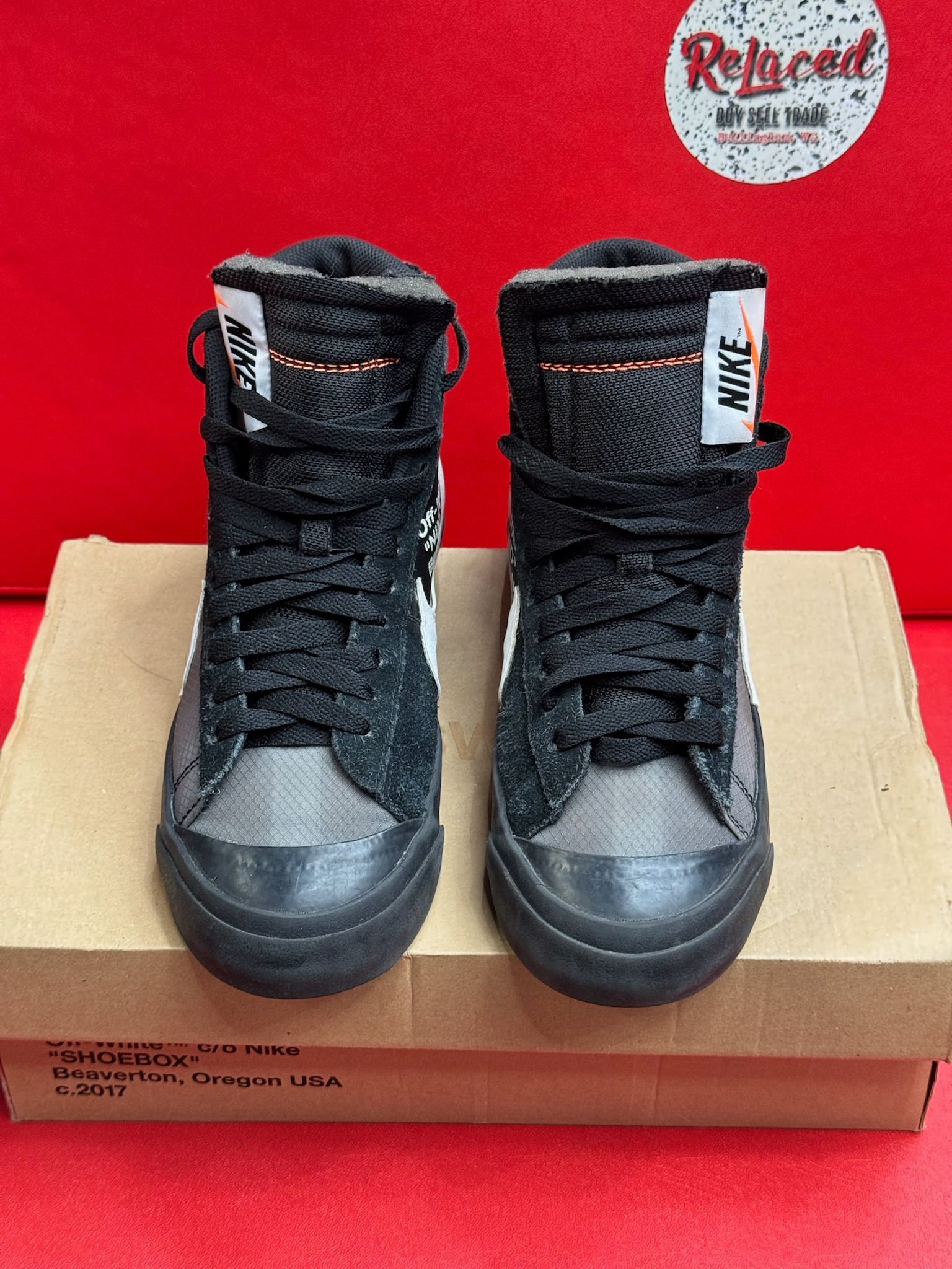 6.5M Nike Blazer Mid Off-White Grim Reaper