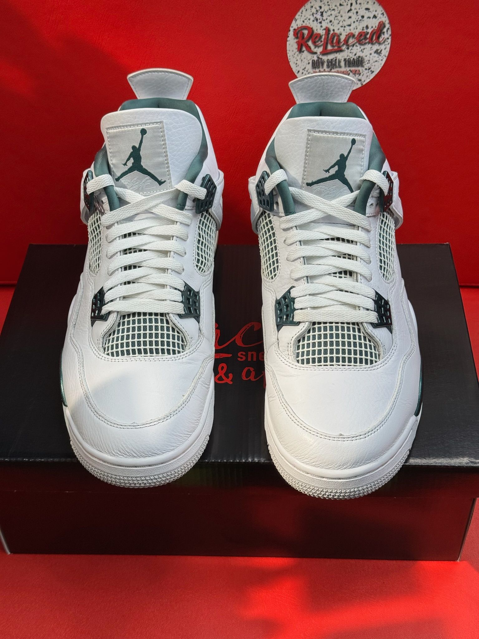 12M Jordan 4 Retro Oxidized Green