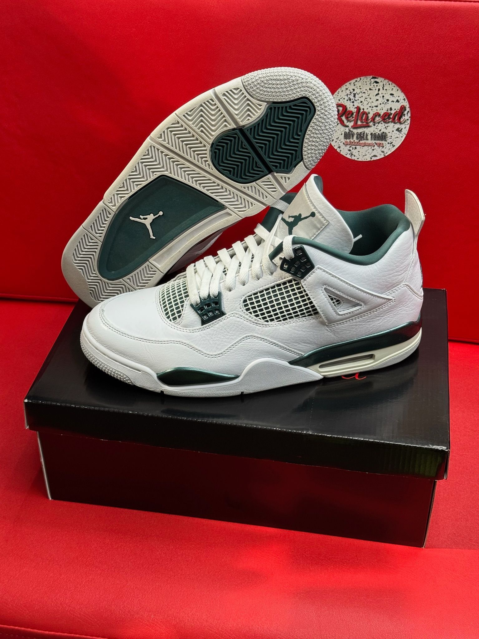 12M Jordan 4 Retro Oxidized Green