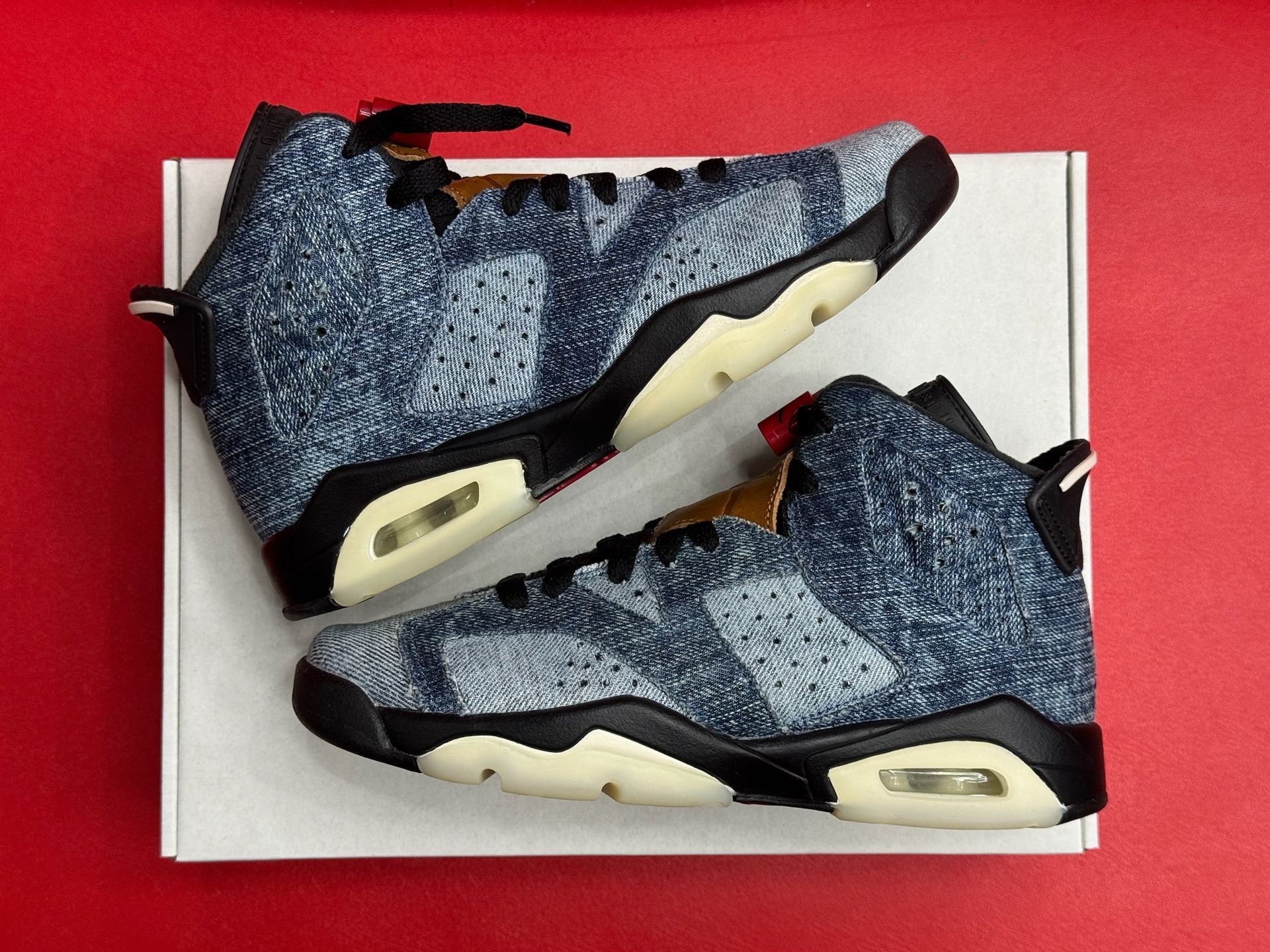 4Y Jordan 6 Retro Washed Denim (GS)
