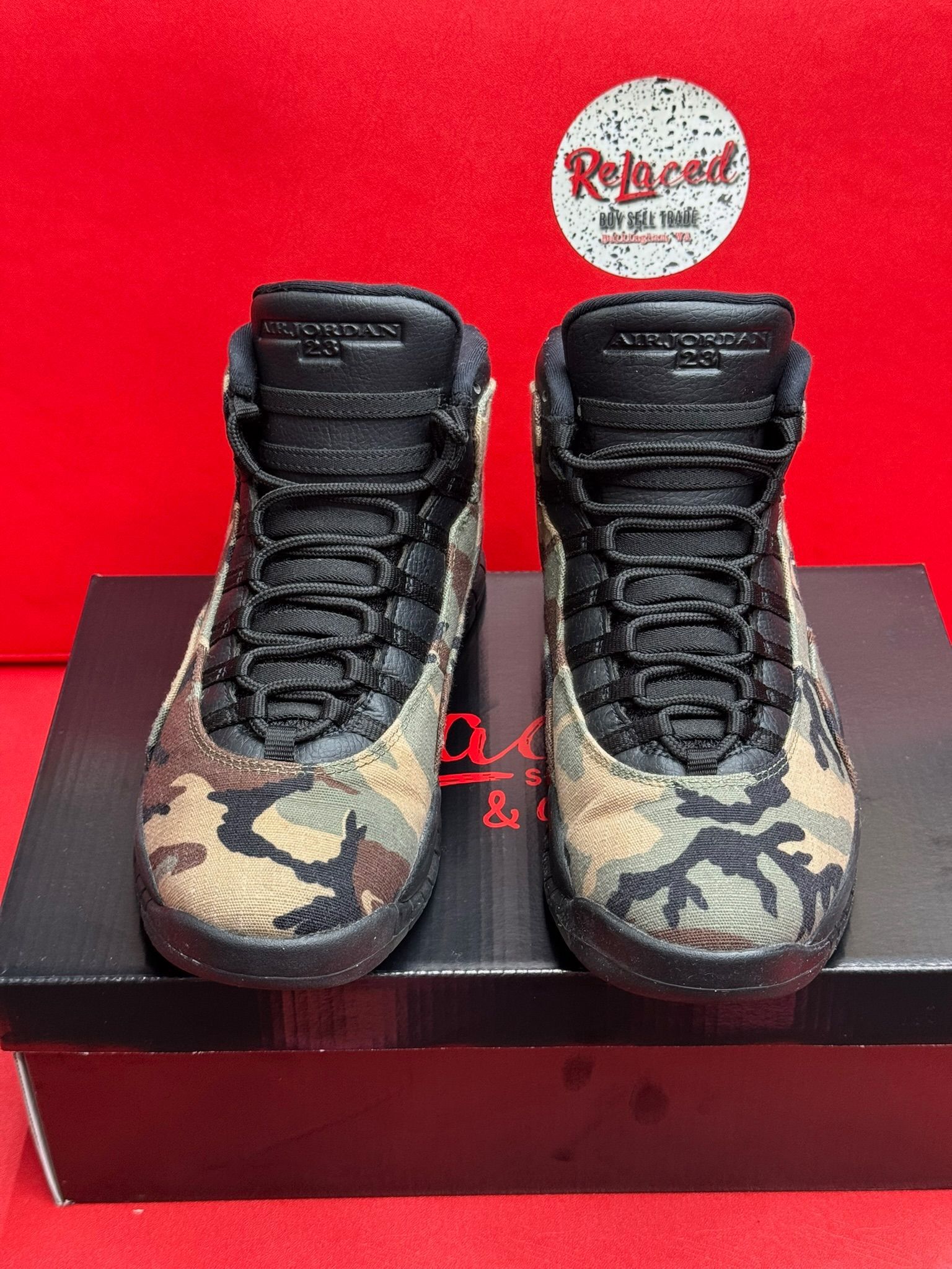10M Jordan 10 Retro Woodland Camo
