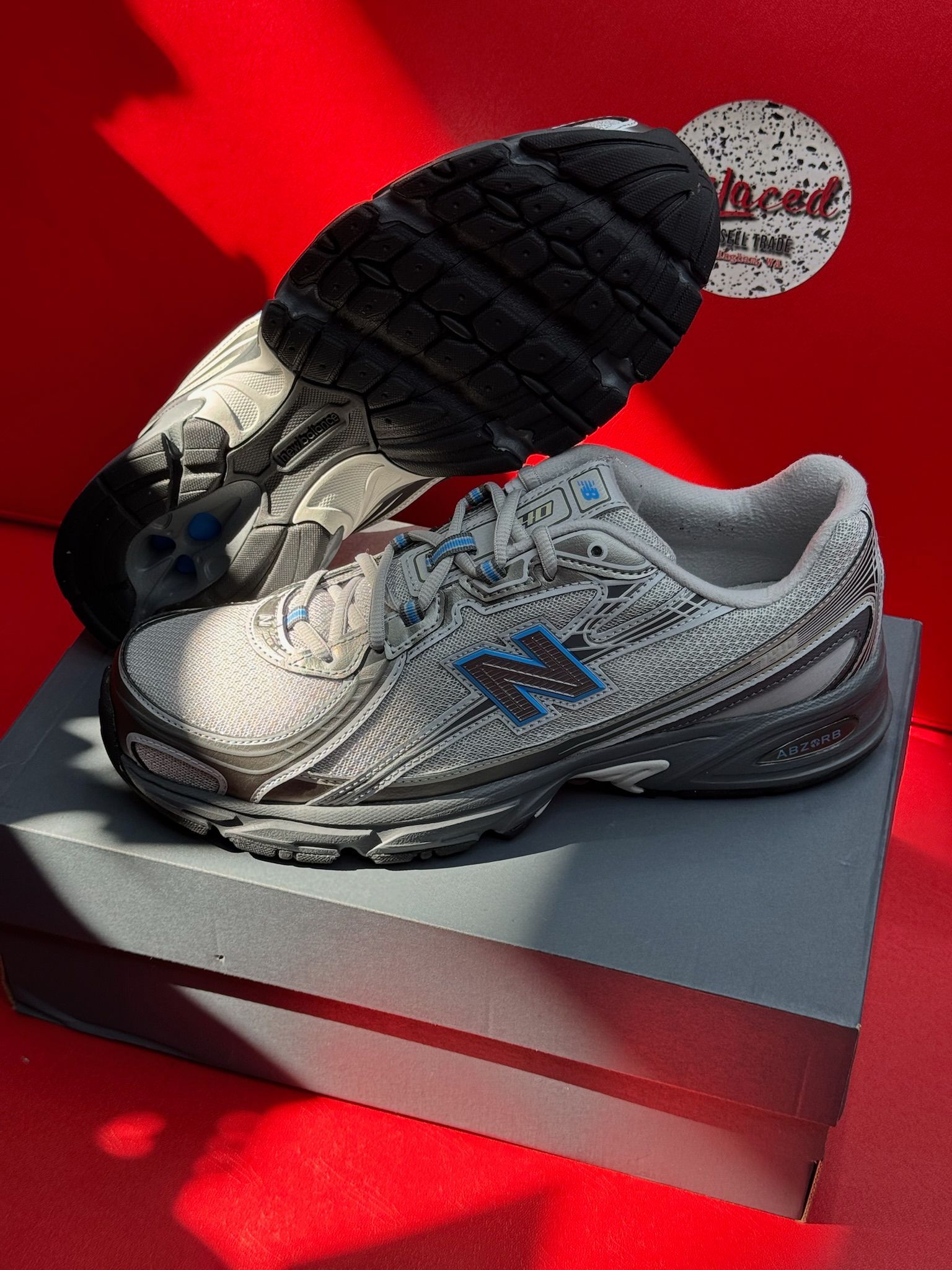 11M New Balance 740 Grey Blue