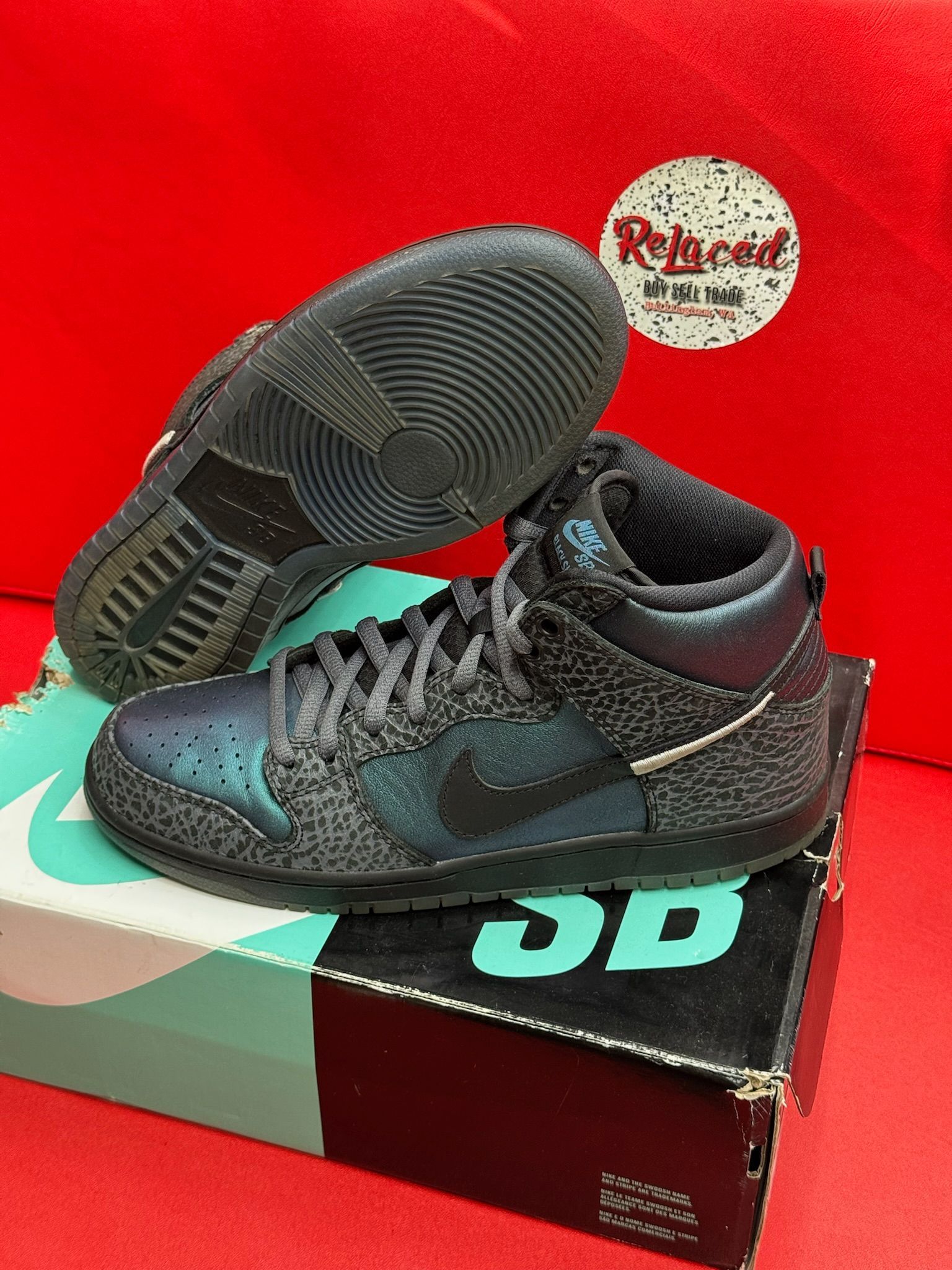 10.5M Nike SB Dunk High Black Sheep Hornet