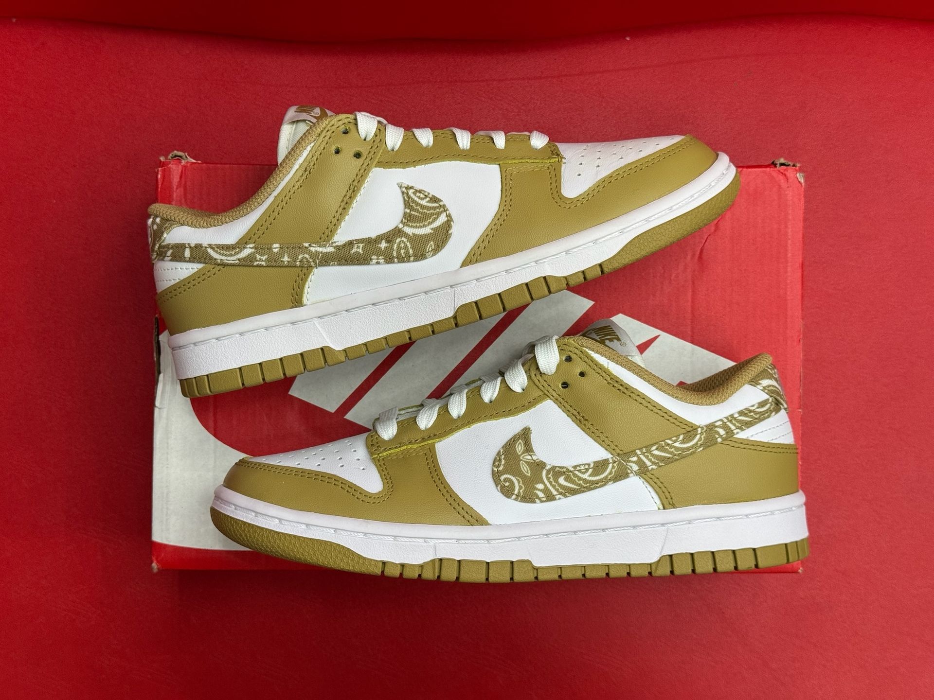 6.5W Nike Dunk Low Essentials Paisley Pack Barley