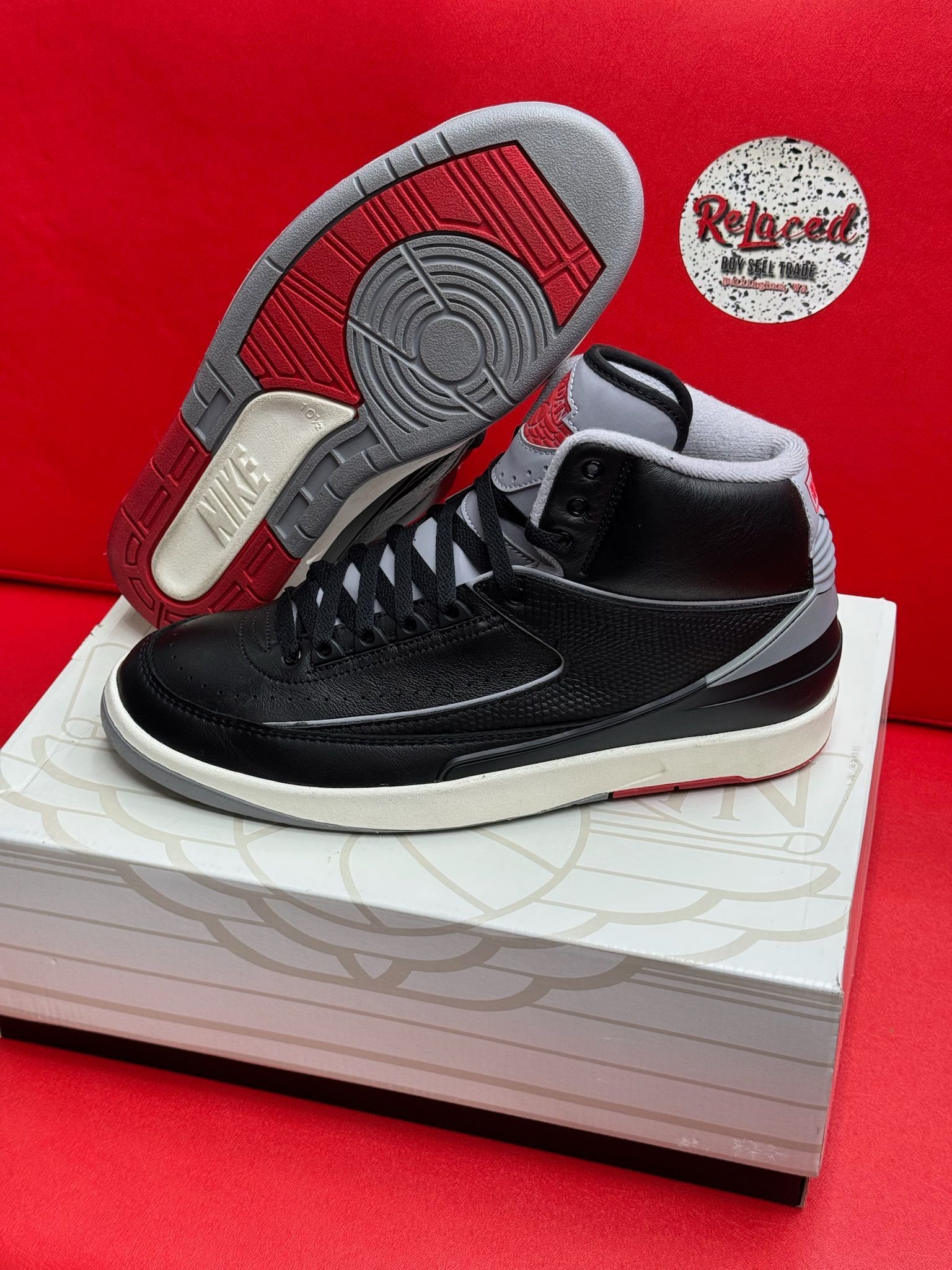 10.5M Jordan 2 Retro Black Cement
