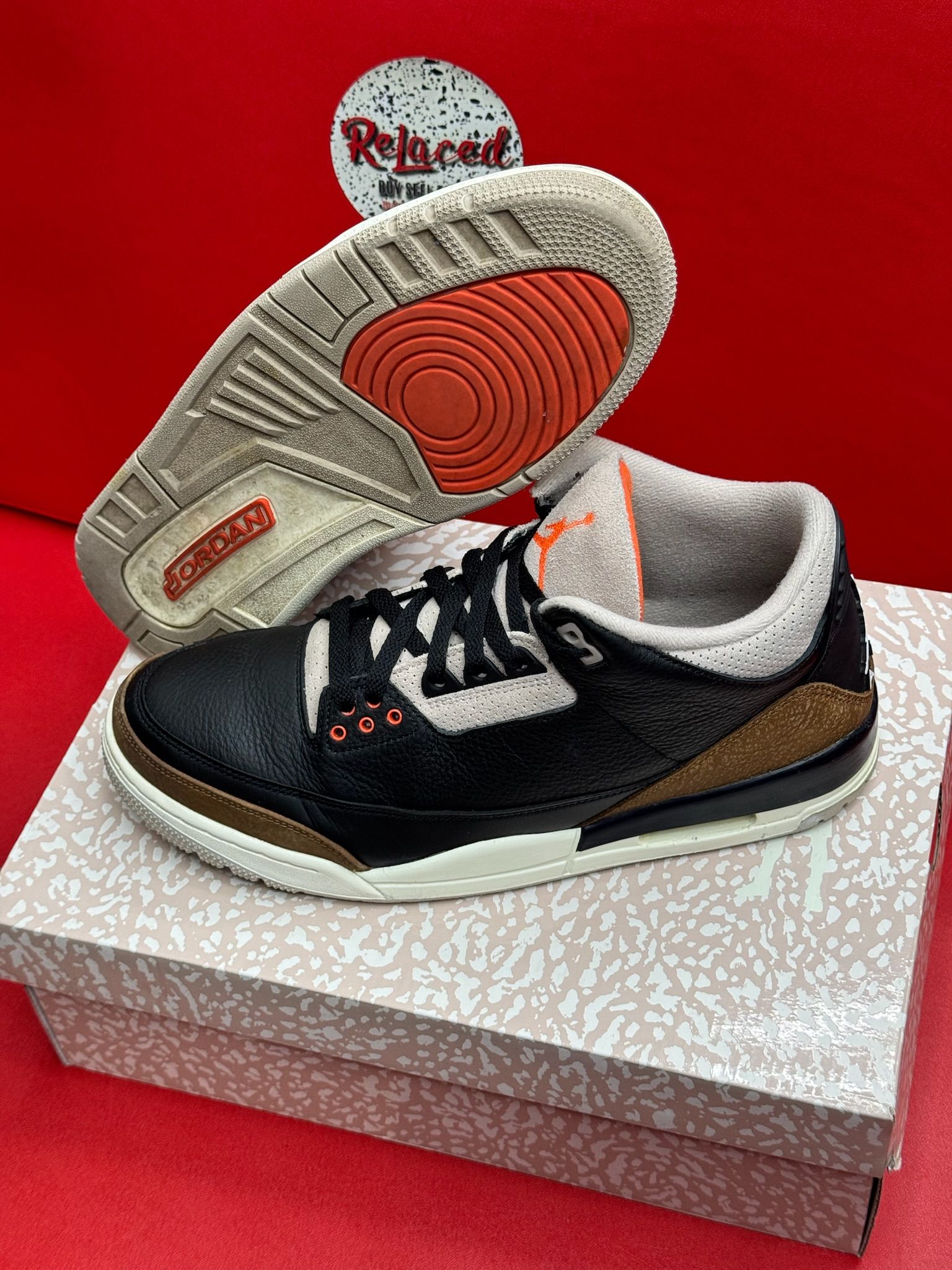 11.5M Jordan 3 Fossil Stone