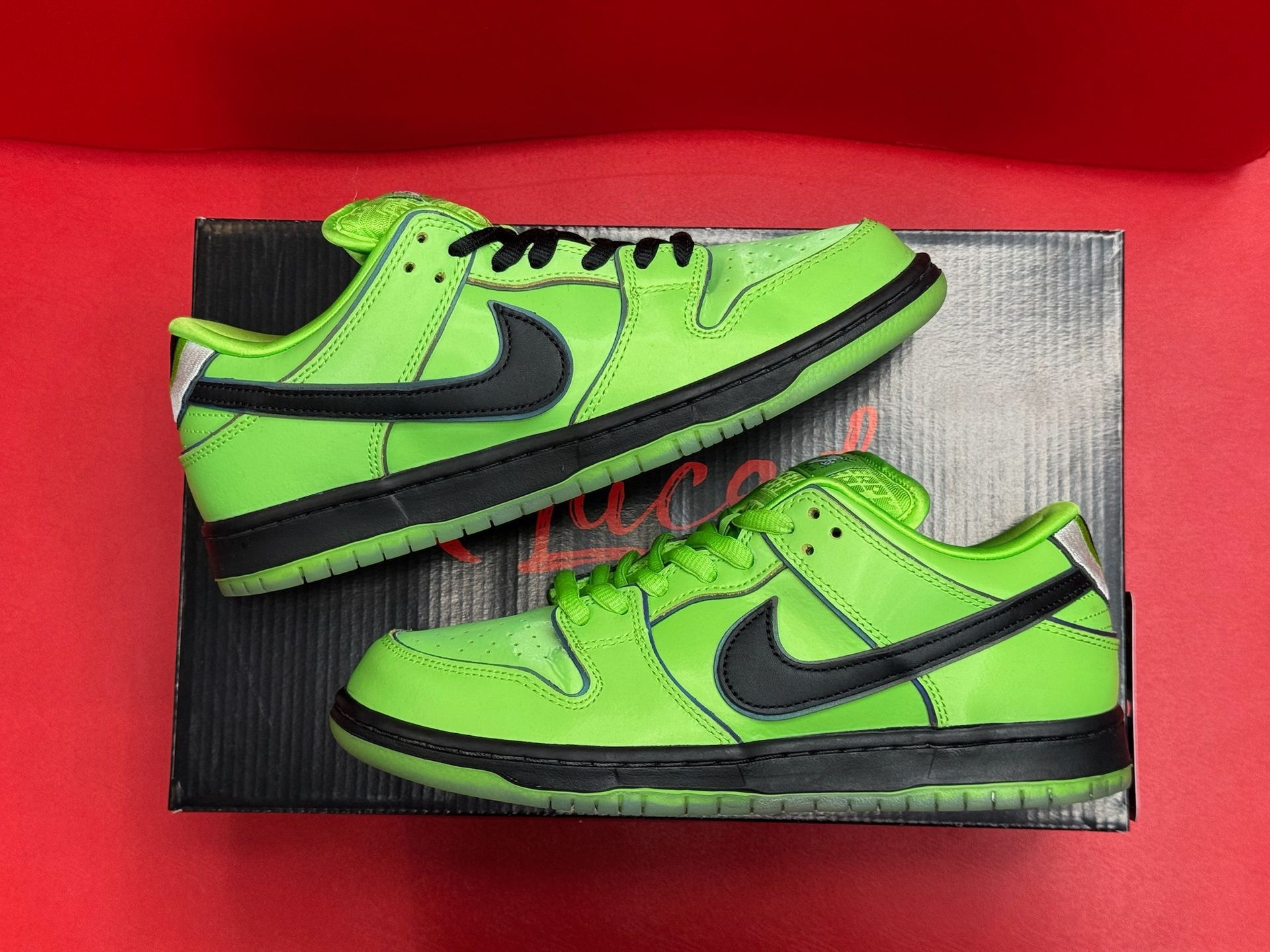 8.5M Nike SB Dunk Low The Powerpuff Girls Buttercup