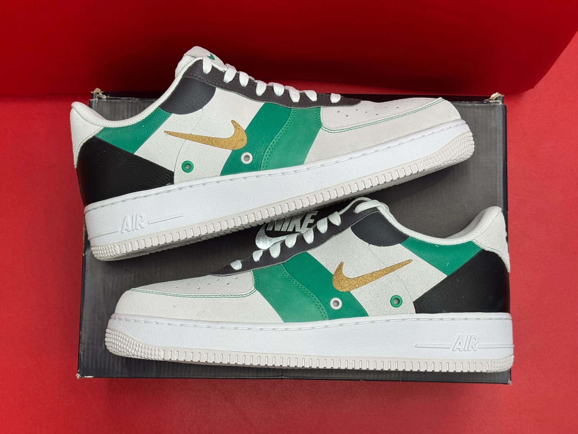 12M Nike Air Force 1 Low Vast Grey Green