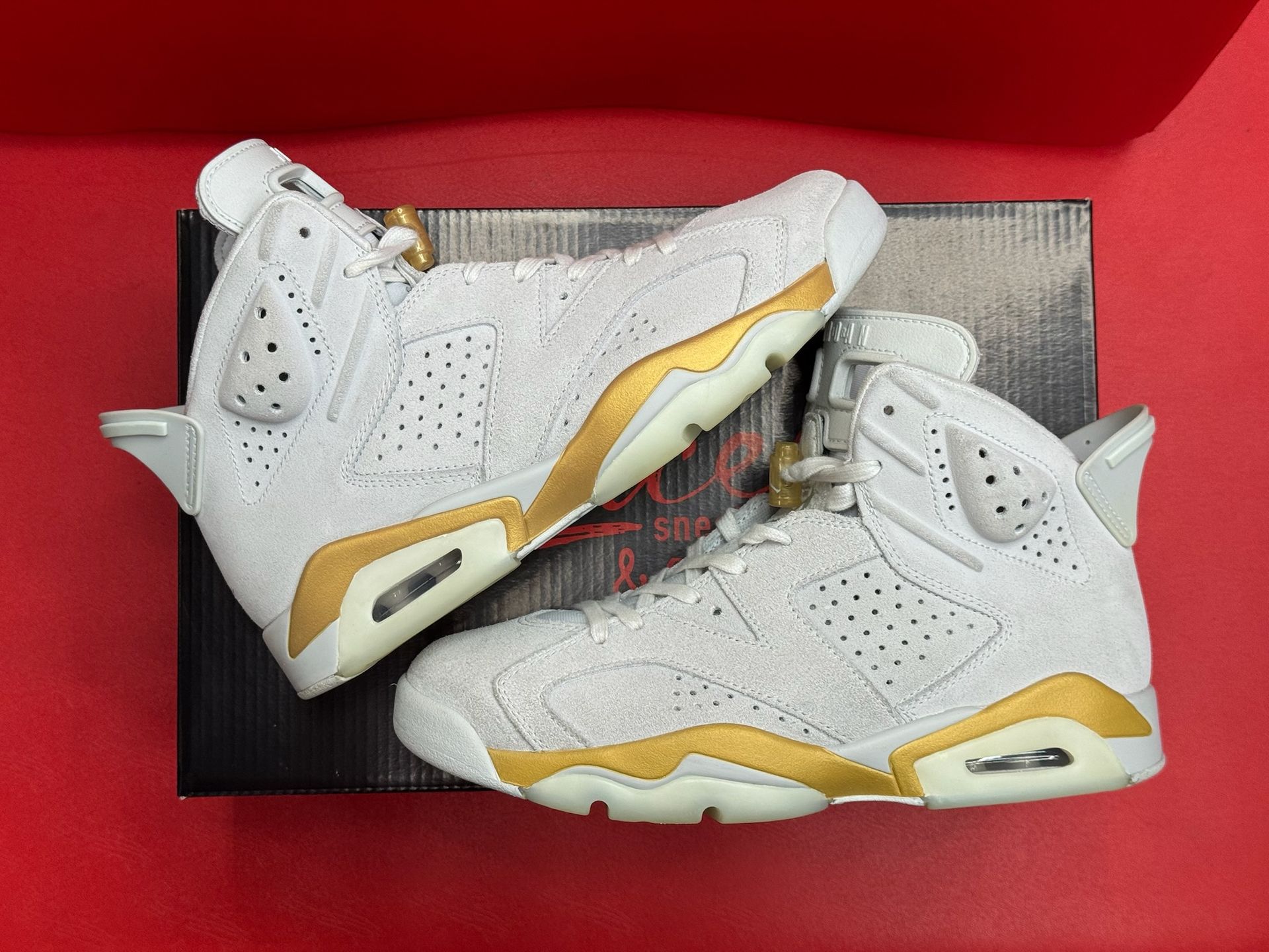 8M Jordan 6 Retro Craft Paris Olympics Pearl