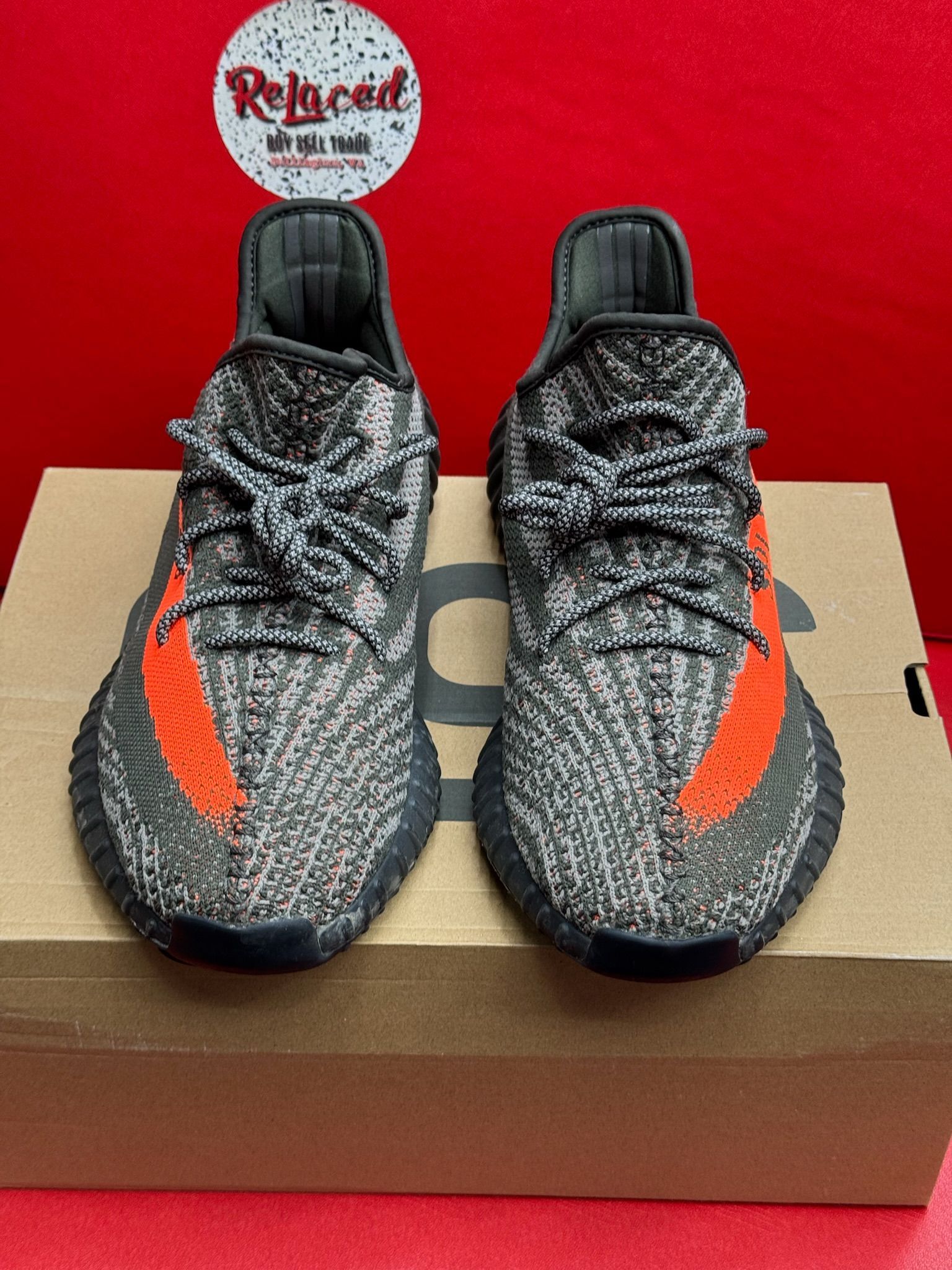 12M Adidas Yeezy Boost 350 V2 Carbon Beluga