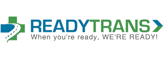 ReadyTrans logo with blue and green text and the slogan “When you’re ready, we’re READY!”