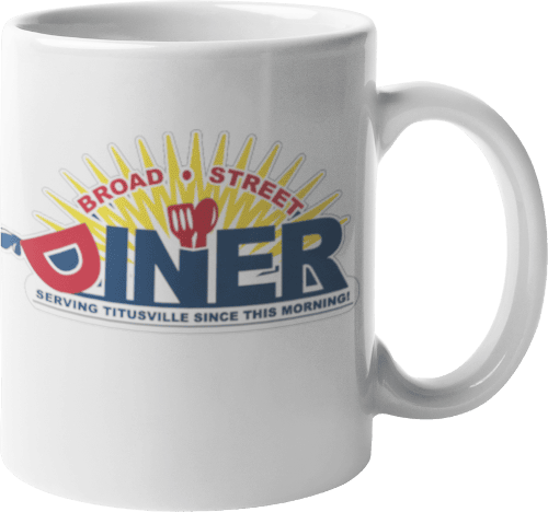 White mug with 