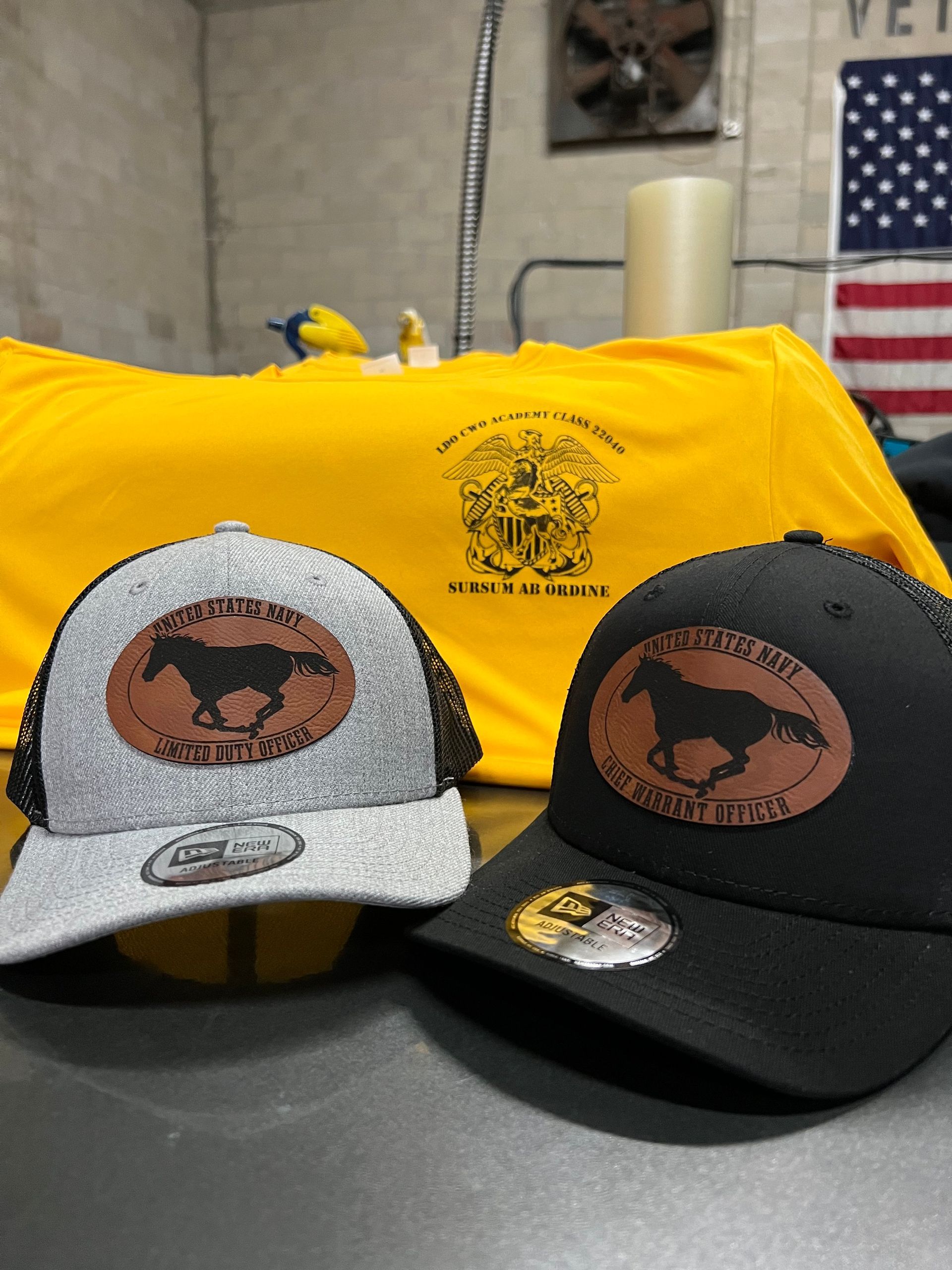 Navy LDO and CWO Custom Snapbacks