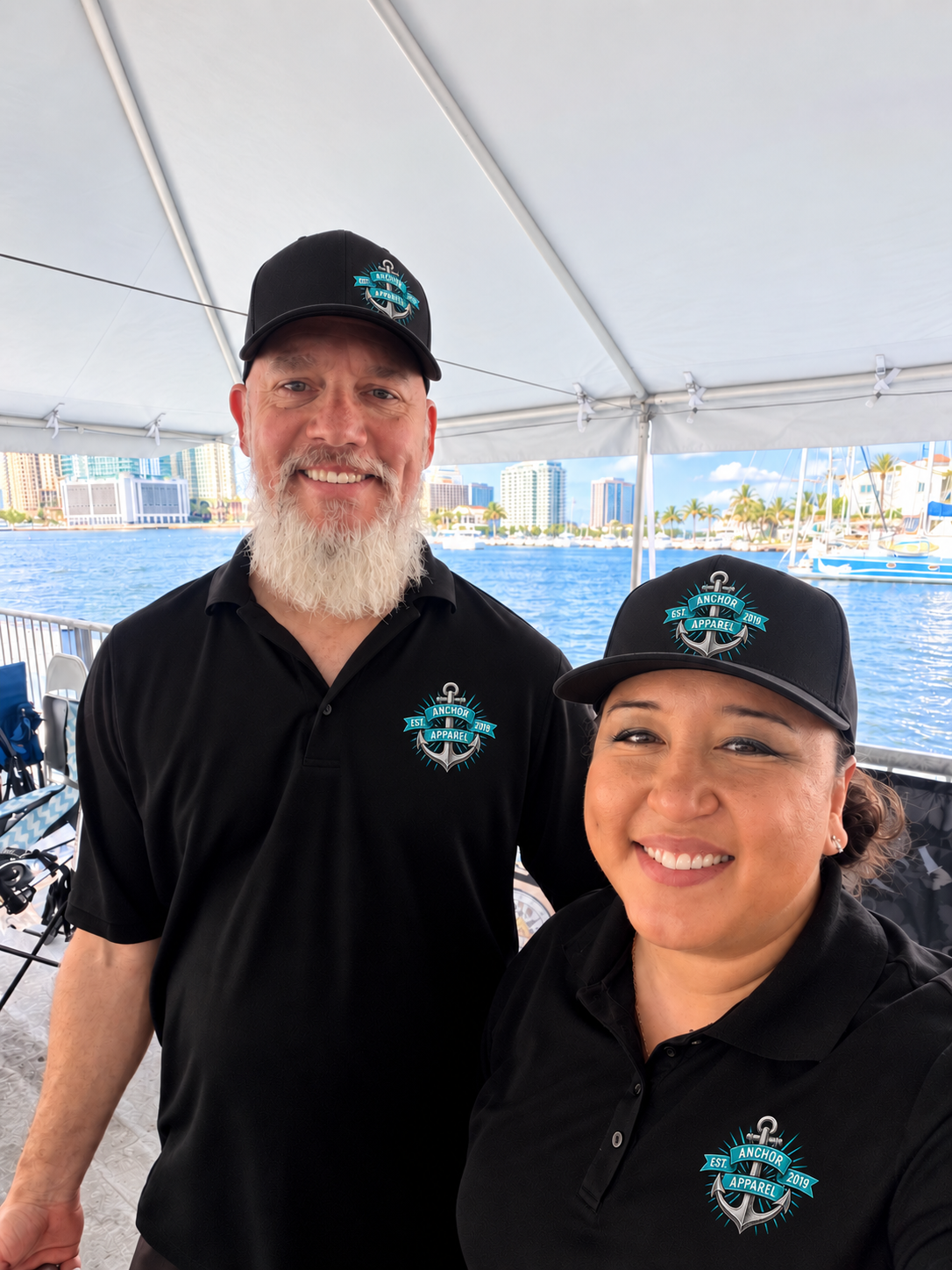 Veteran owned Anchor Apparel Company imagery in Jacksonville Florida