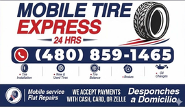 Mobile Tire Express logo-style image