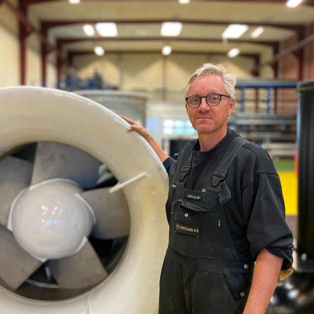 Uffe Holtze has a 30-years-anniversary as industrial technician at Lykkegaard 
